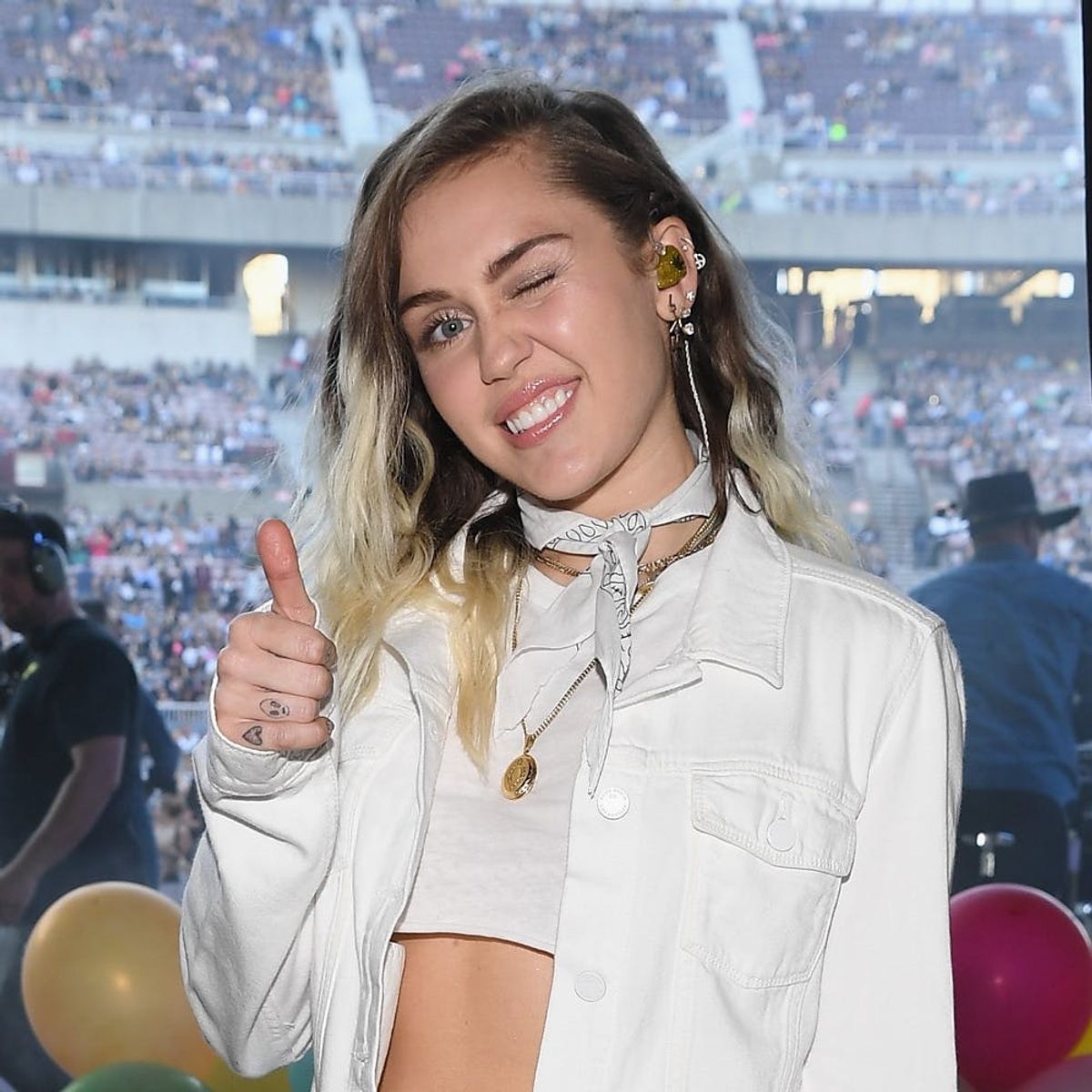 Check Out Miley Cyrus in Disguise and Busking in the Subway