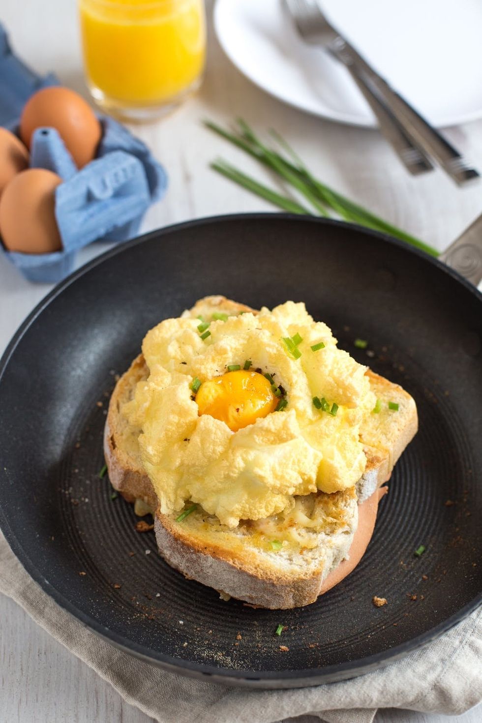 Meet the Ultimate Breakfast Sandwich: a Cloud-Egg Croque Madame! - Brit ...