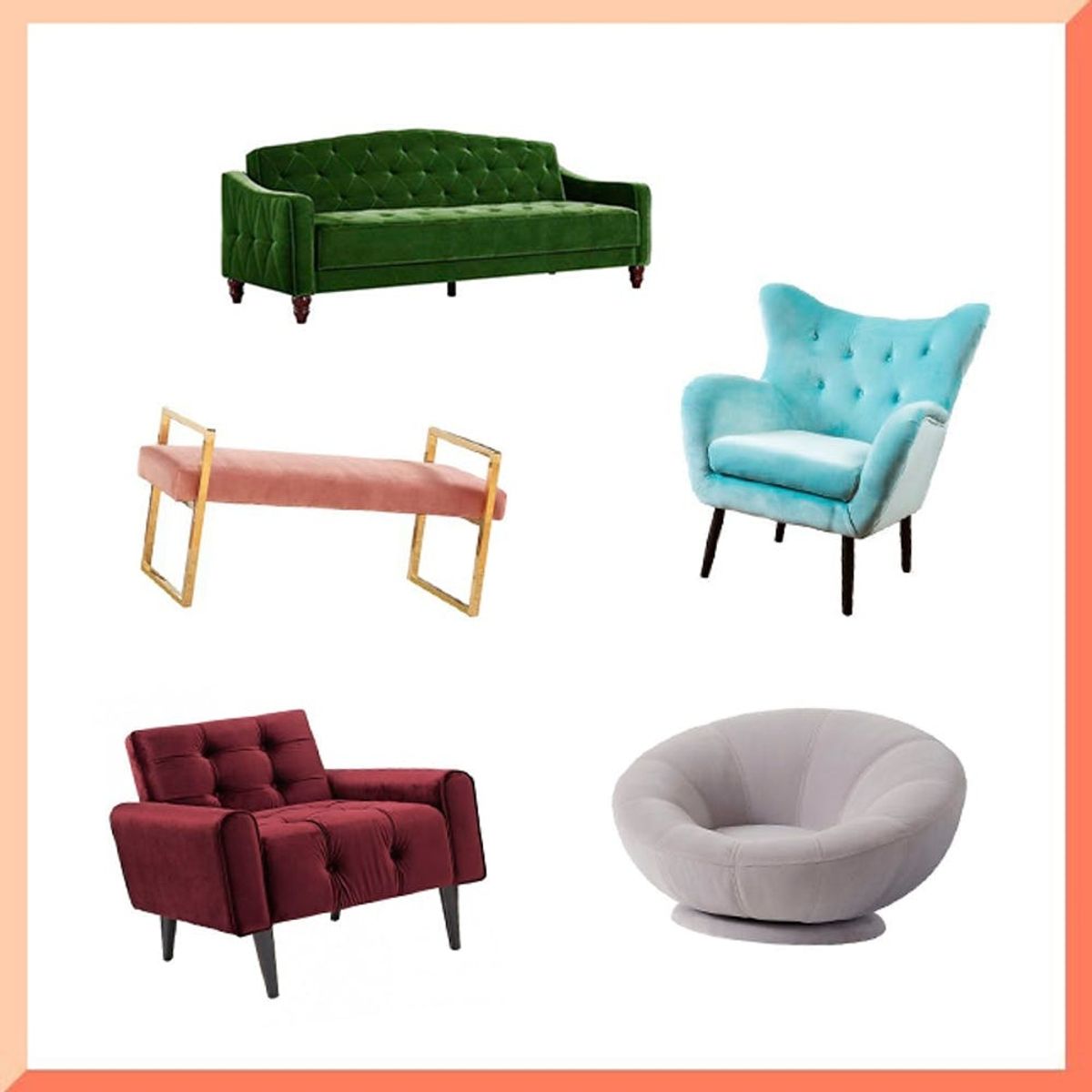19 Velvet Furniture Buys for Every Budget