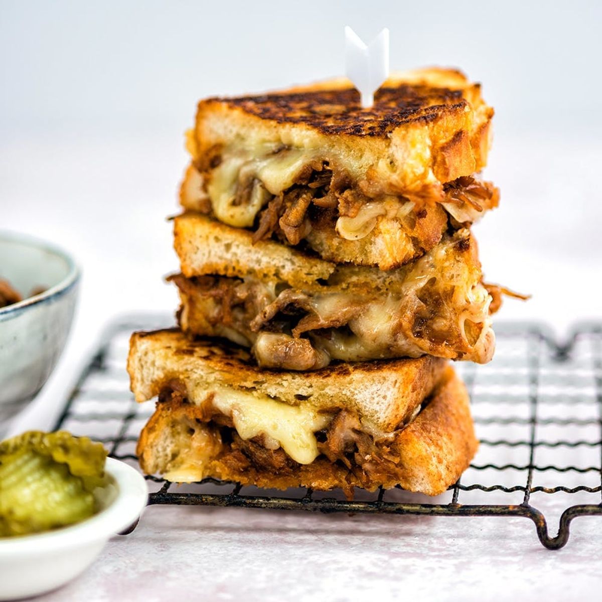This Pulled Pork Grilled Cheese Sandwich Is the Ultimate Father’s Day Recipe