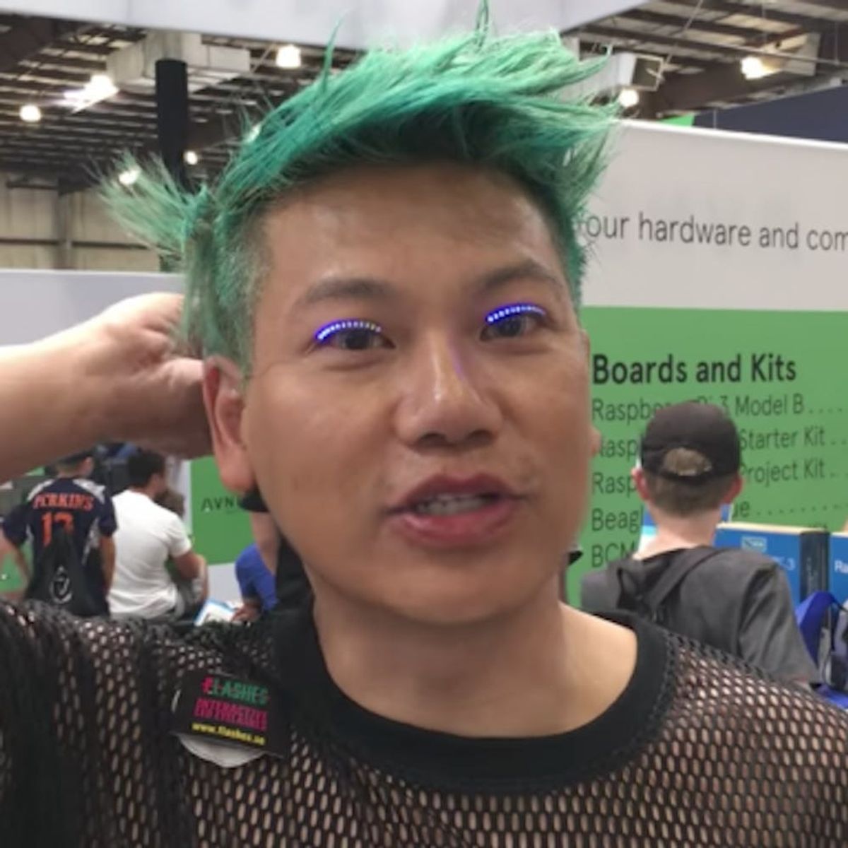 You Have to See These Insane New LED Eyelash Strips
