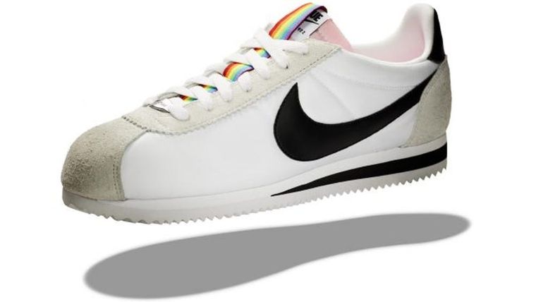 Nike's Dreamy New Rainbow Kicks Give a Major Nod LGBTQ+ Community - Brit + Co