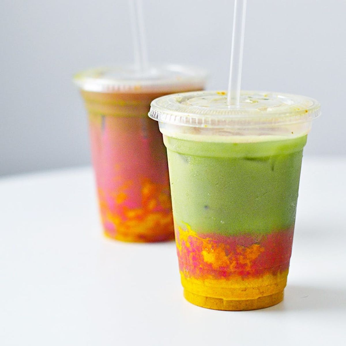 Rainbow Lattes Are the Next Foodie Trend You Need to Try for Yourself