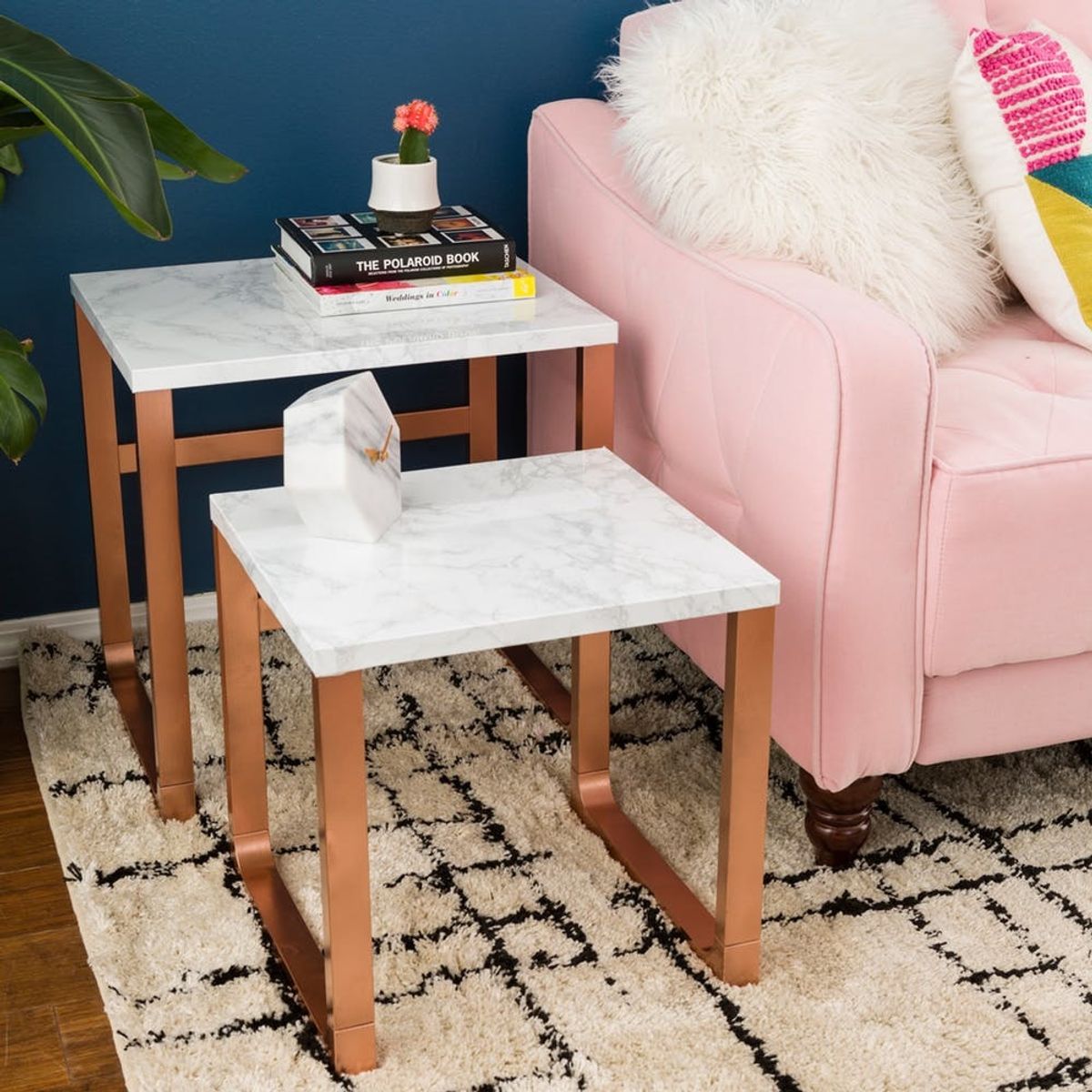 Marble and Copper Lovers, This IKEA Table Hack Is for You