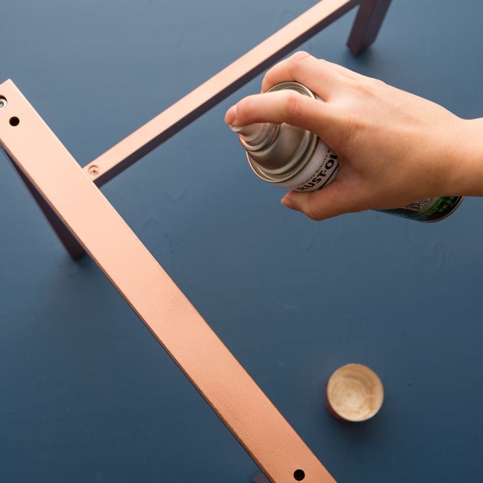 Marble and Copper Lovers, This IKEA Table Hack Is for You Brit + Co