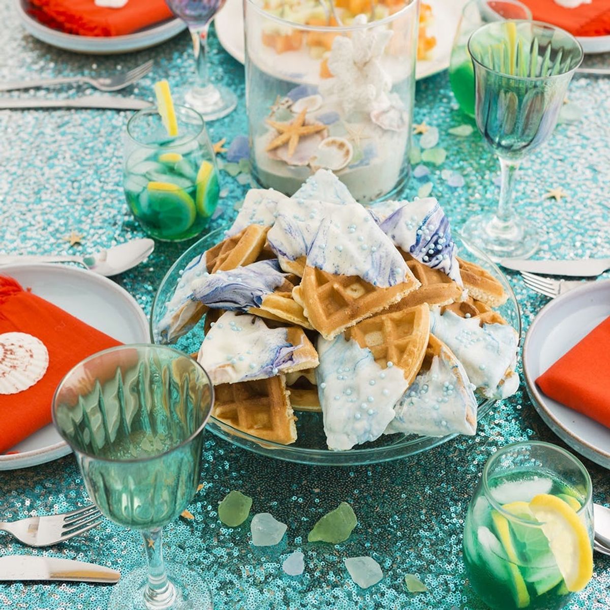 Go Under the Sea With This Little Mermaid-Inspired Boozy Brunch