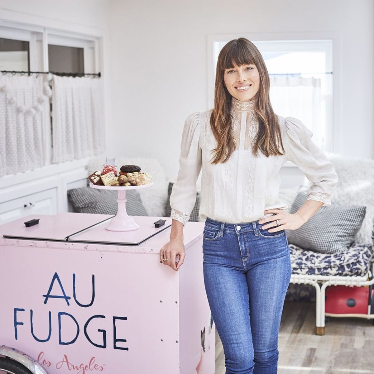 Jessica Biel’s New Restaurant Au Fudge Is the *Ultimate* Cafe for Hip Parents