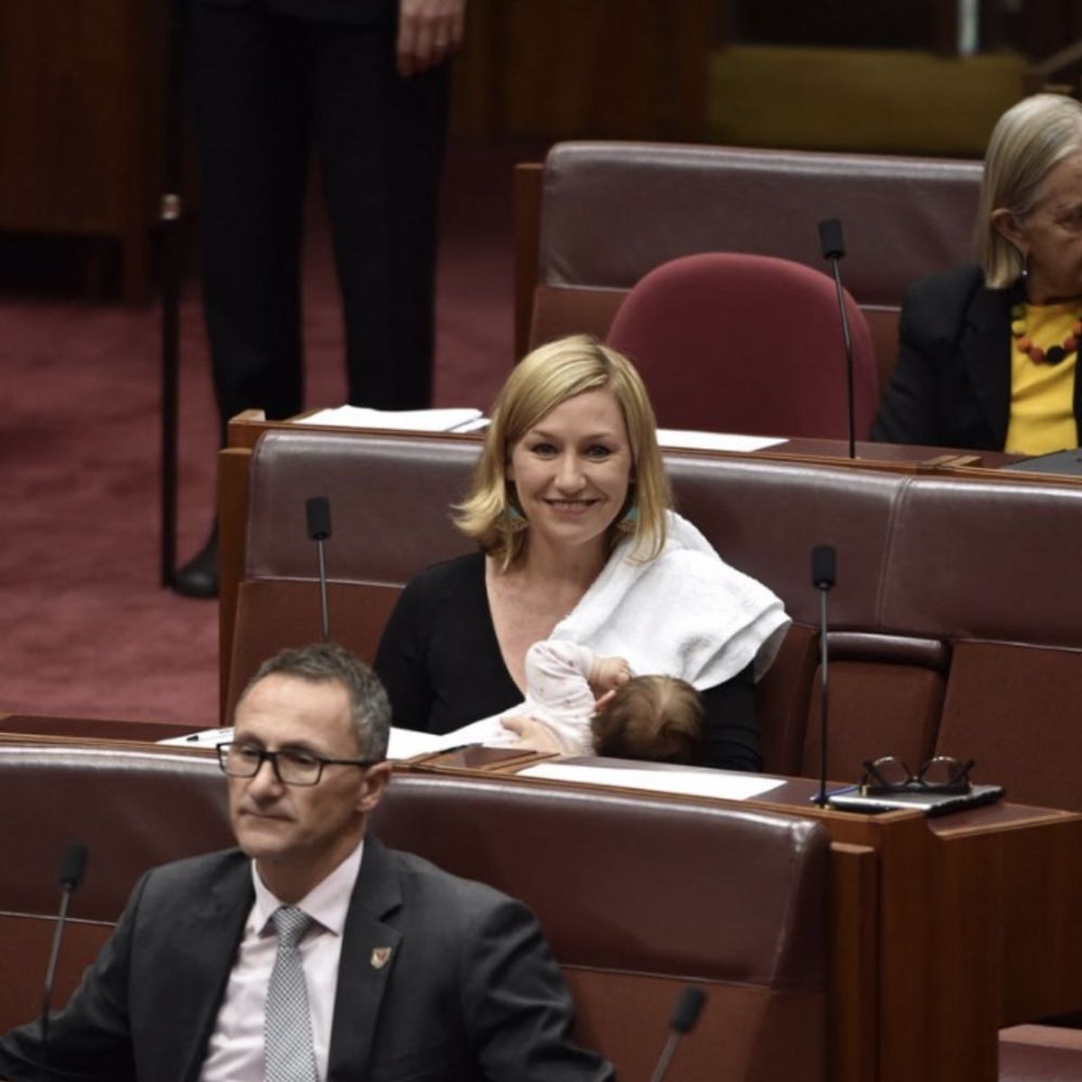 Ladies First: Australian Senator Larissa Waters Just Made History by Breastfeeding Her New Daughter in Parliament