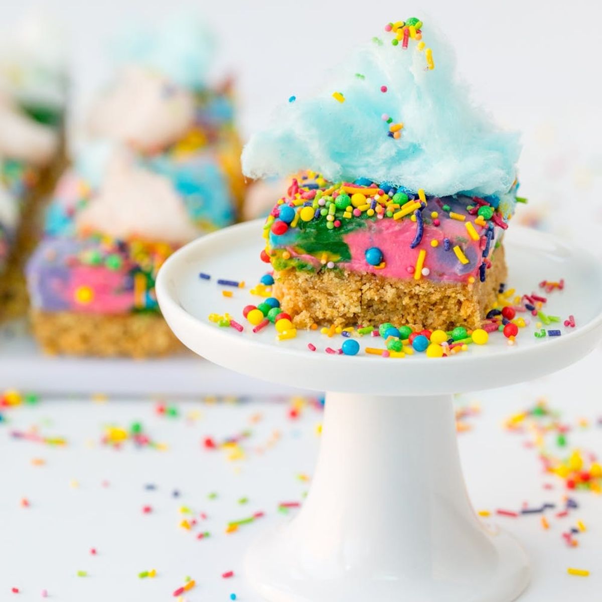 Cotton Candy and Rainbow Cheesecake? This Recipe Is Lisa Frank Heaven!