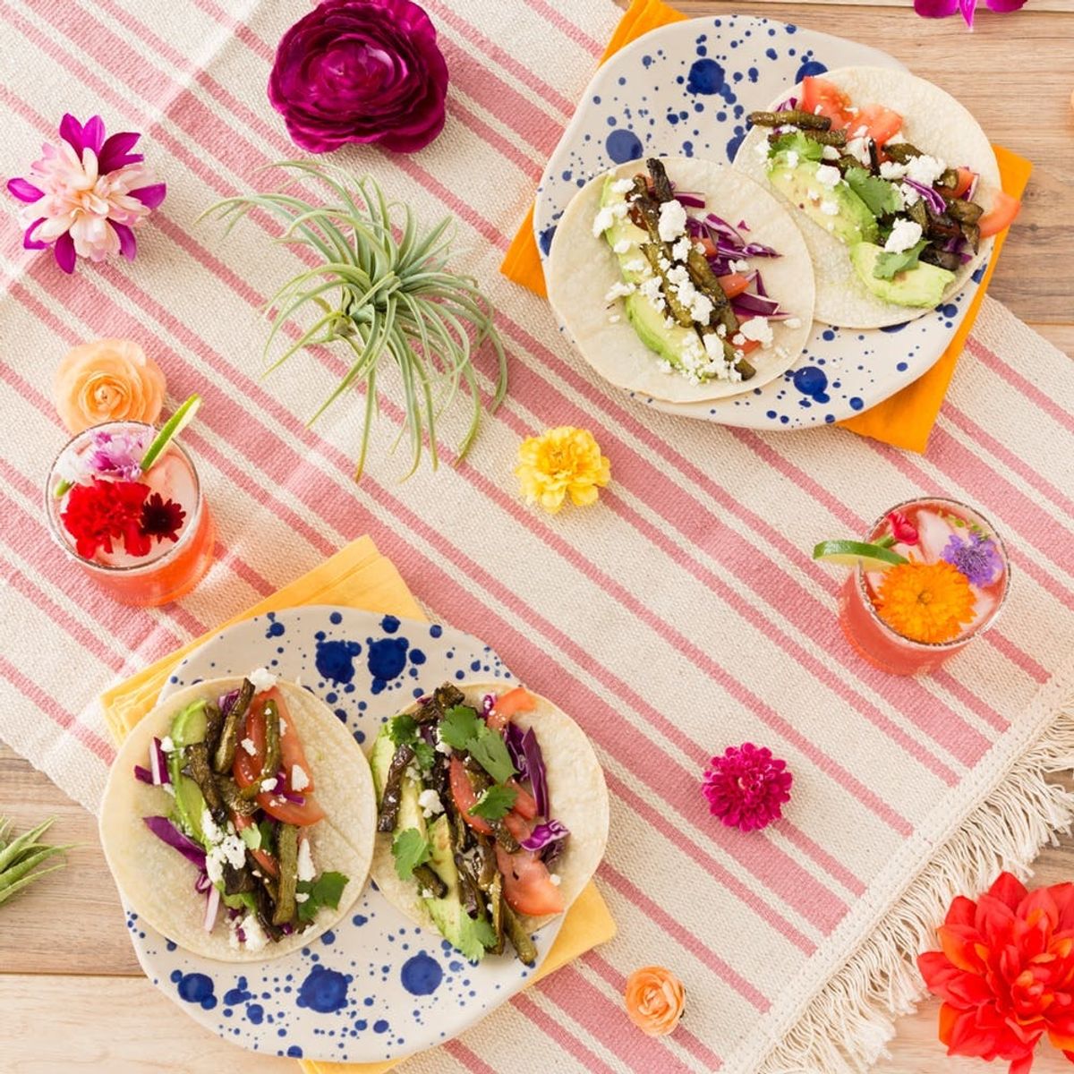 Celebrate Sunny Days With Prickly Pear Margaritas + Cactus Tacos