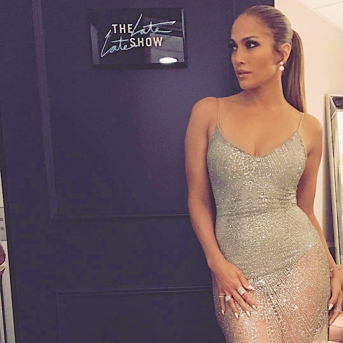 You Can Buy Jennifer Lopez’s Latest Sparkly Naked Dress for $111