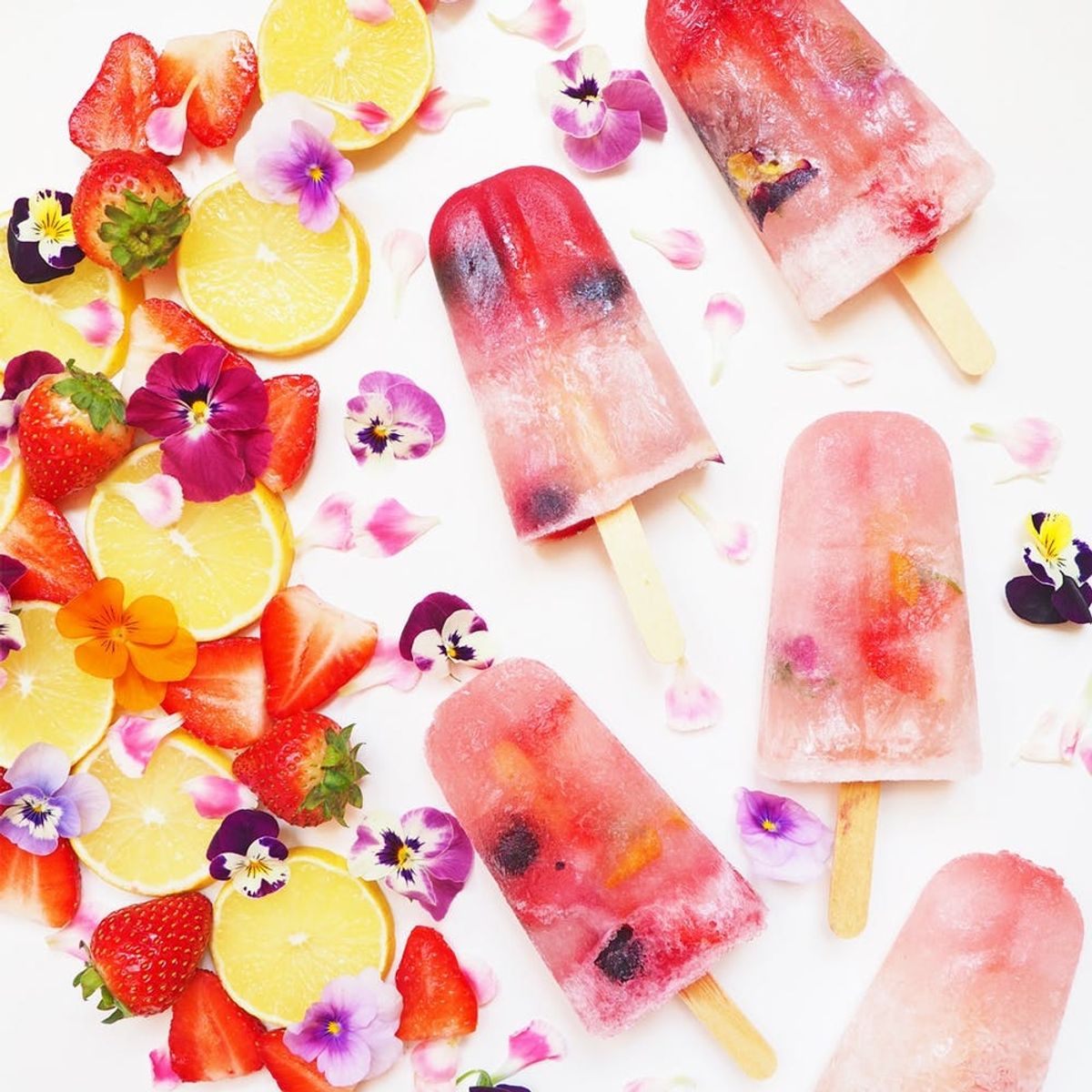 Your Next Event Will Be Poppin’ With These Fruity Champagne Popsicles