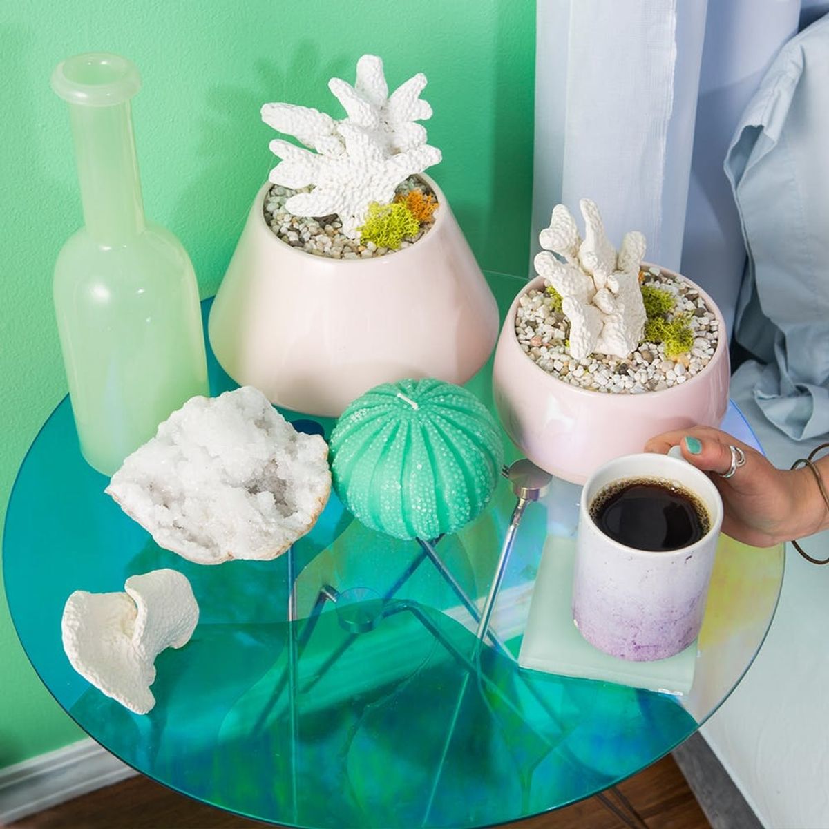 Go Under the Sea With This Mermaid-Inspired Side Table DIY