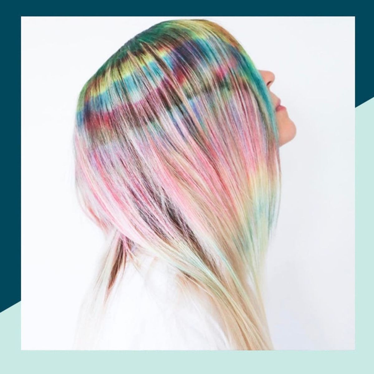 This Rainbow Highlight Hair Trend Is Totally Worth the Upkeep