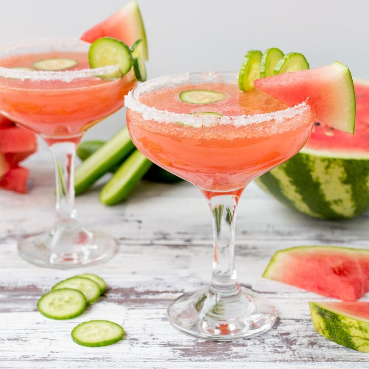 Surprise Your Mom With Our Watermelon Cucumber Mom-osa Recipe!