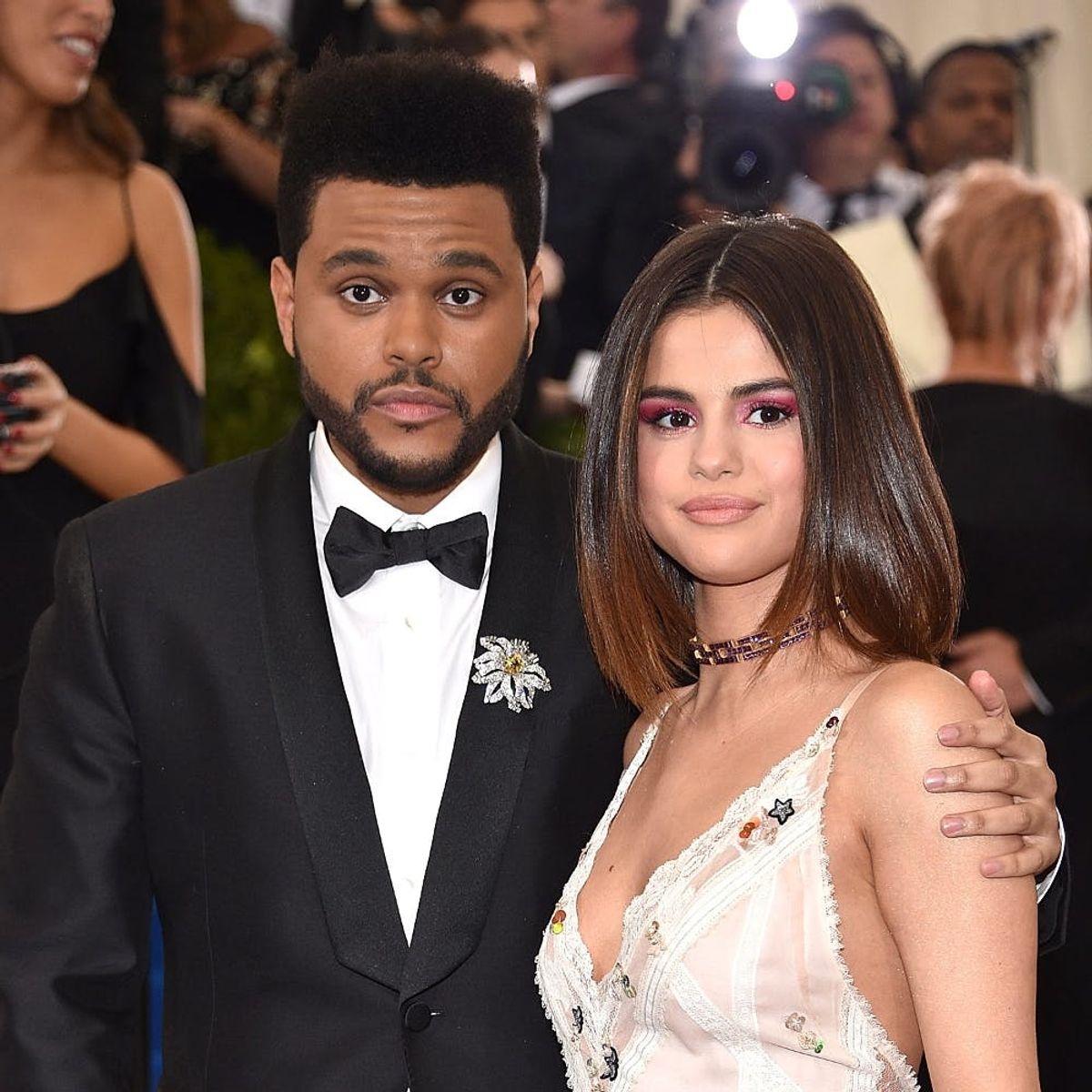 Selena Gomez and The Weeknd Bring the PDA to the Met Gala 2017 Red Carpet