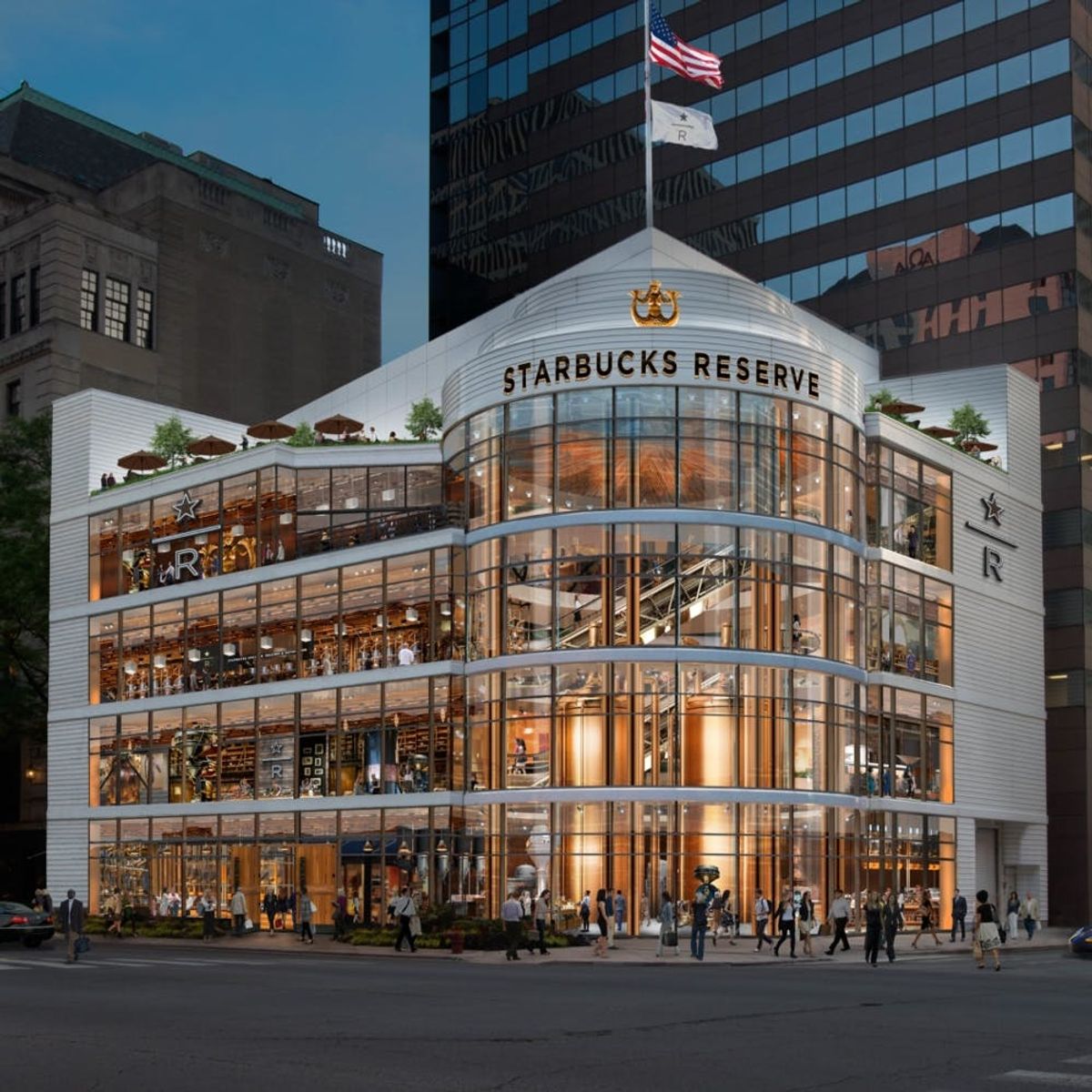 Starbucks Is Bringing a Giant 4-Story Roastery to Chicago