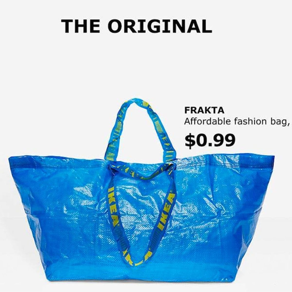 IKEA Has a Hilarious Response to Balenciaga’s “Knockoff” of  Their $0.99 Tote