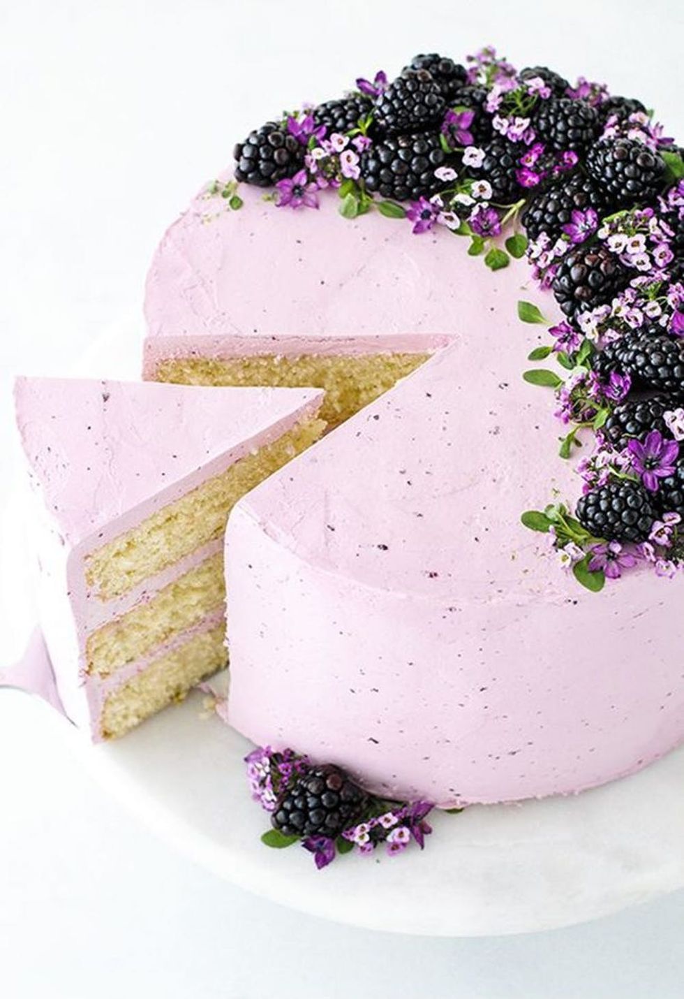 These Edible Flower Wedding Cakes Are NextLevel Brit + Co