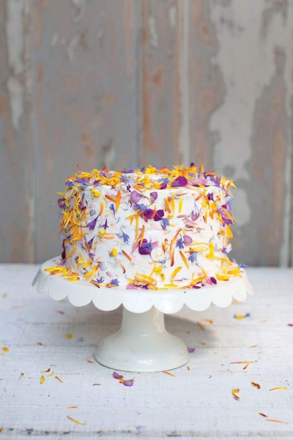 These Edible Flower Wedding Cakes Are NextLevel Brit + Co