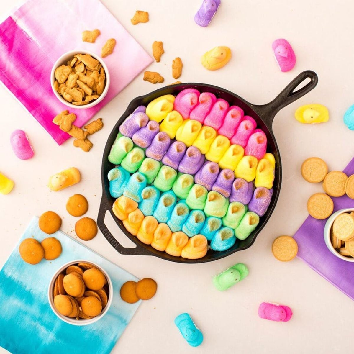 Get the Easter Party Started With Peeps Skillet Dip
