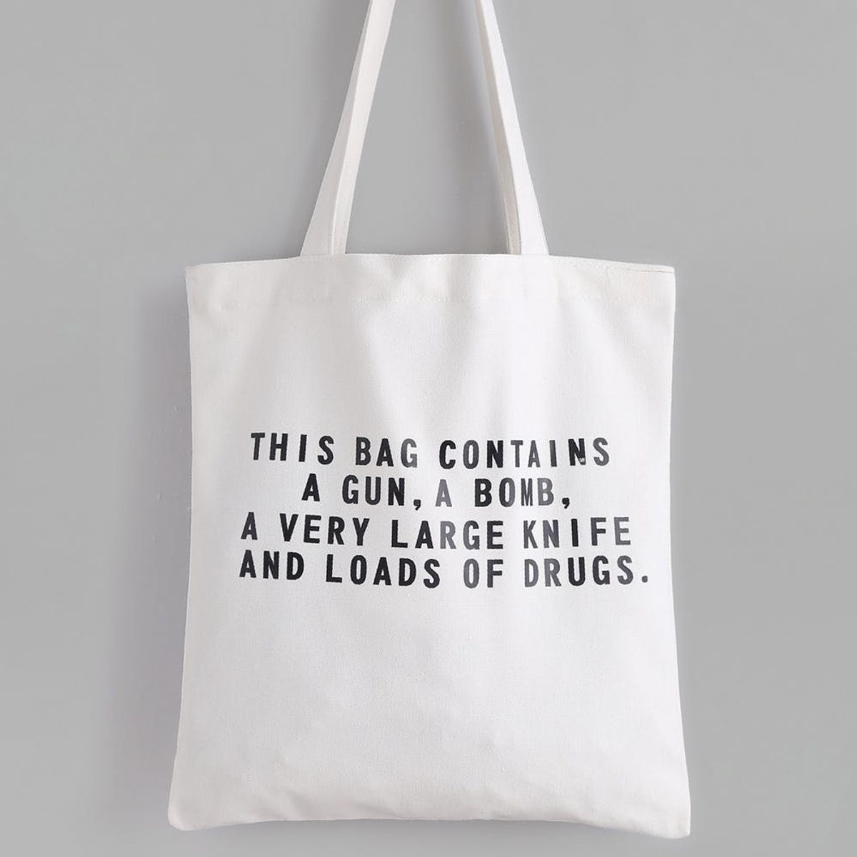 Romwe’s Tote Bag Is Under Fire for Making Light of Terrorism
