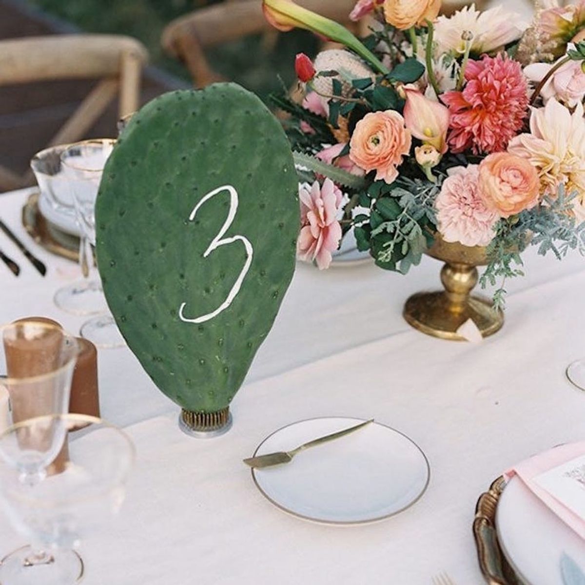 Cactus Wedding Decor Is the 2017 Trend We Can’t Get Enough Of