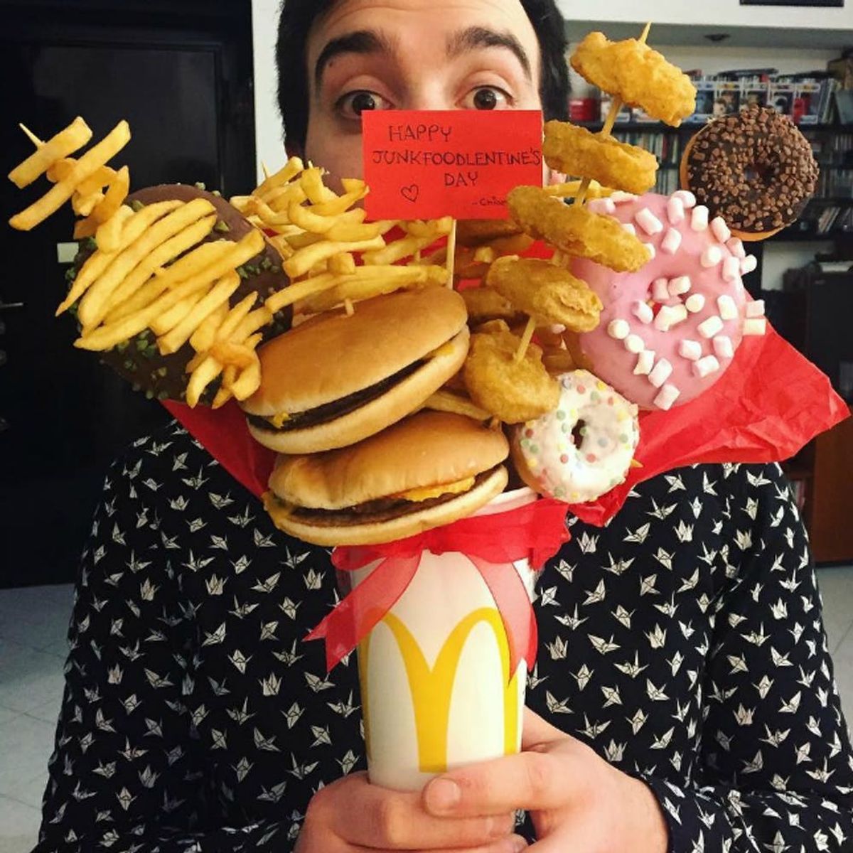 13 Craaaazy Instagrammers Using FOOD Bouquets to Say “I Love You”