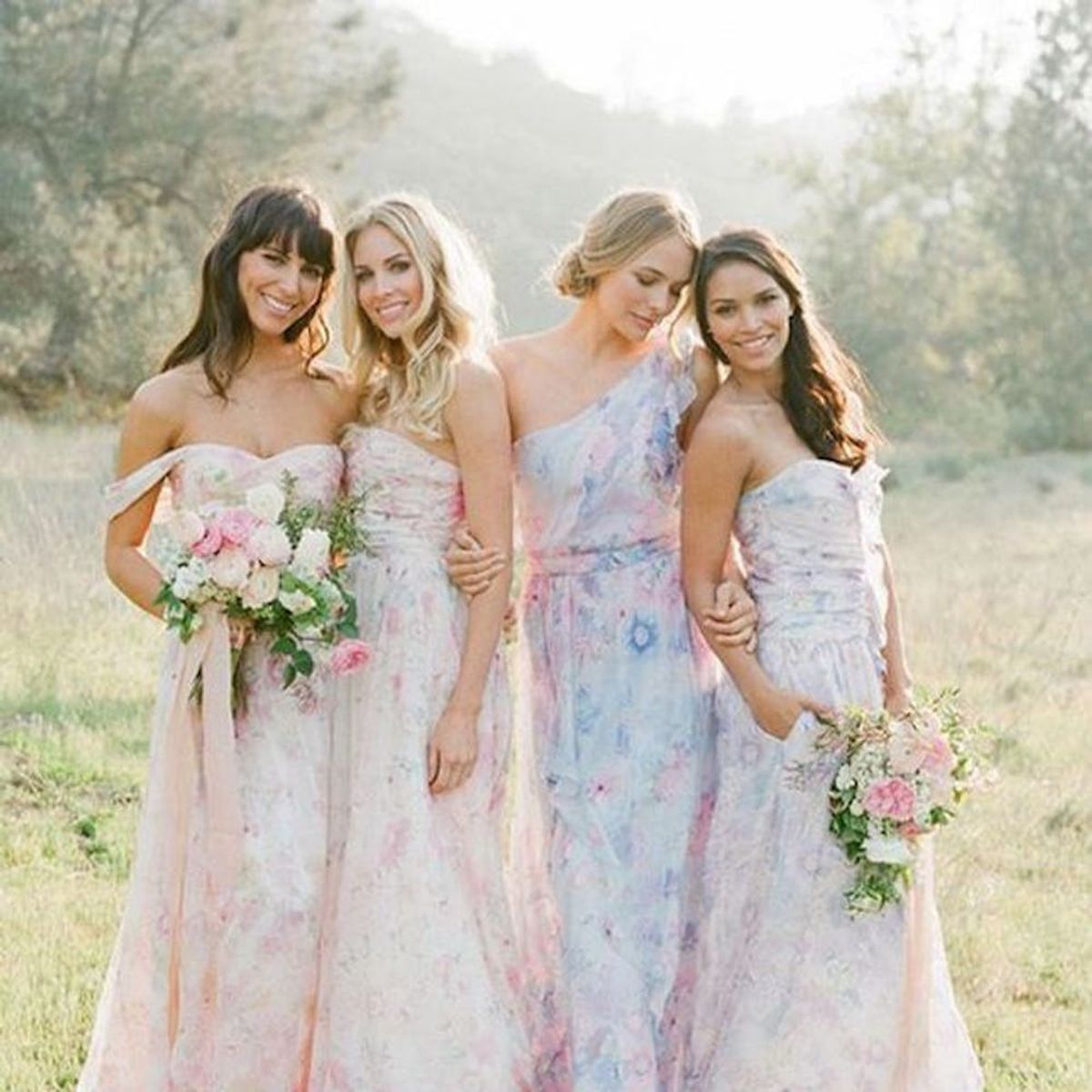 The Best Patterned Bridesmaid Dress Inspo on Pinterest