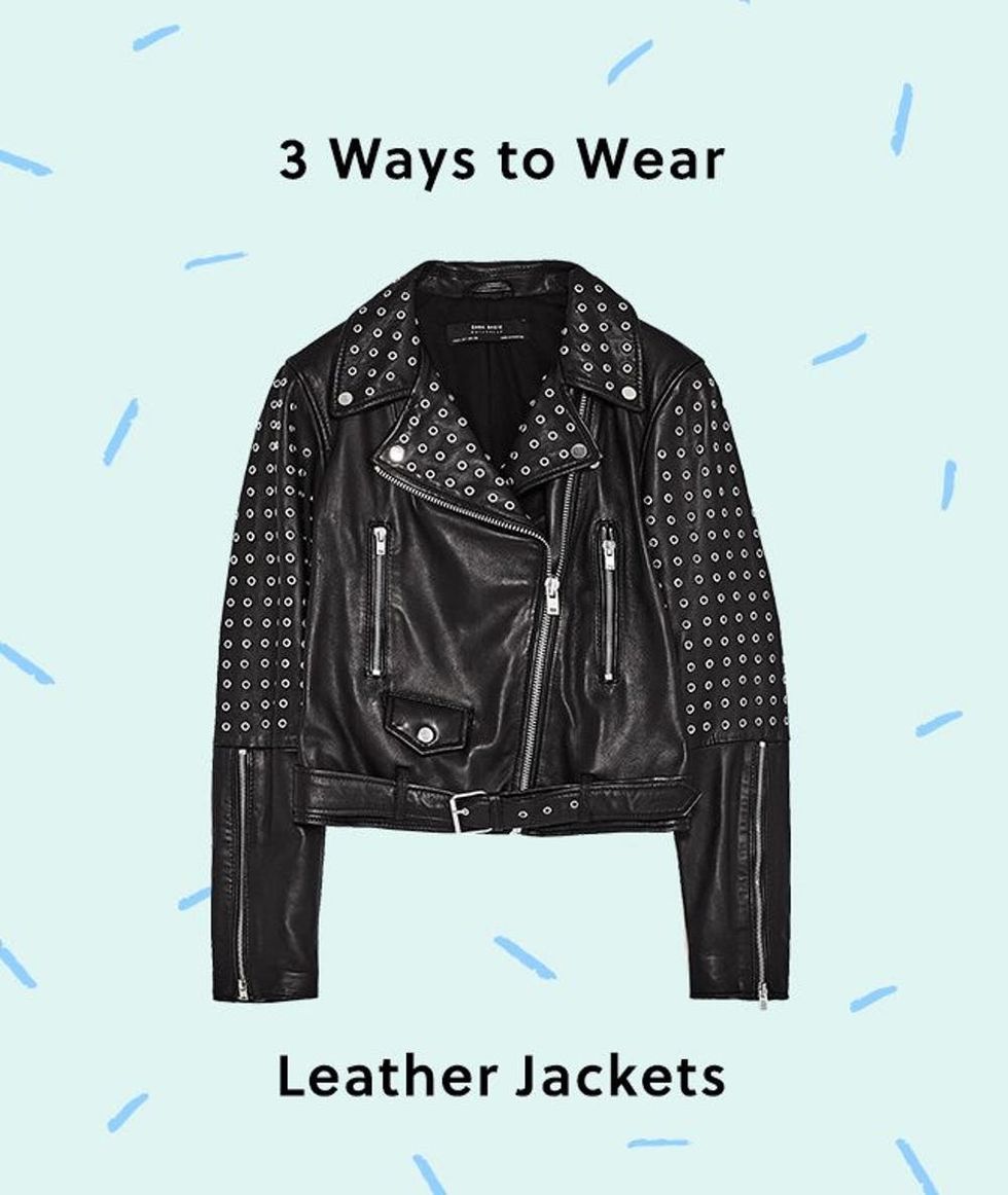 3 Fresh Ways to Style a Leather Jacket for Spring, According to Celebs ...