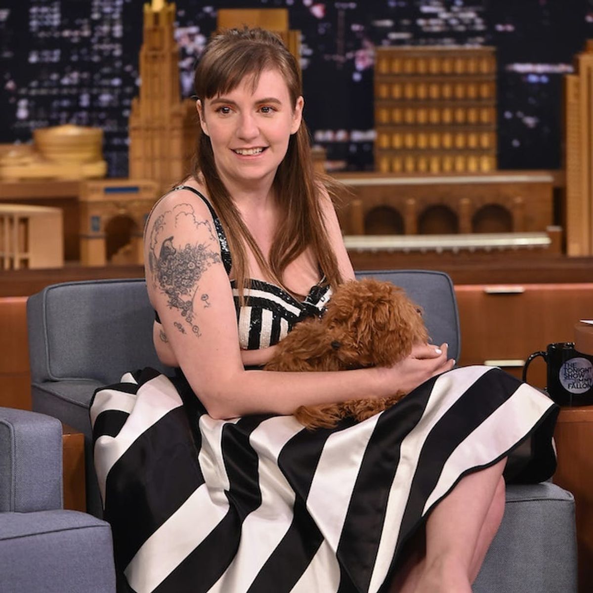 Watch Lena Dunham Try Microblading to Boost Her Brows