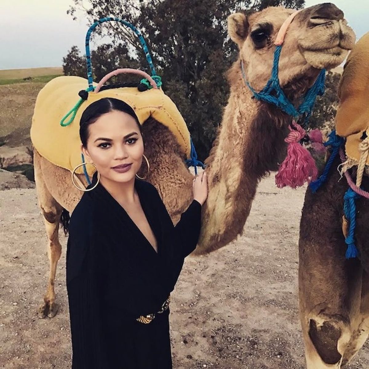 Copy Chrissy Teigen’s Moroccan Vacay Style on the Cheap