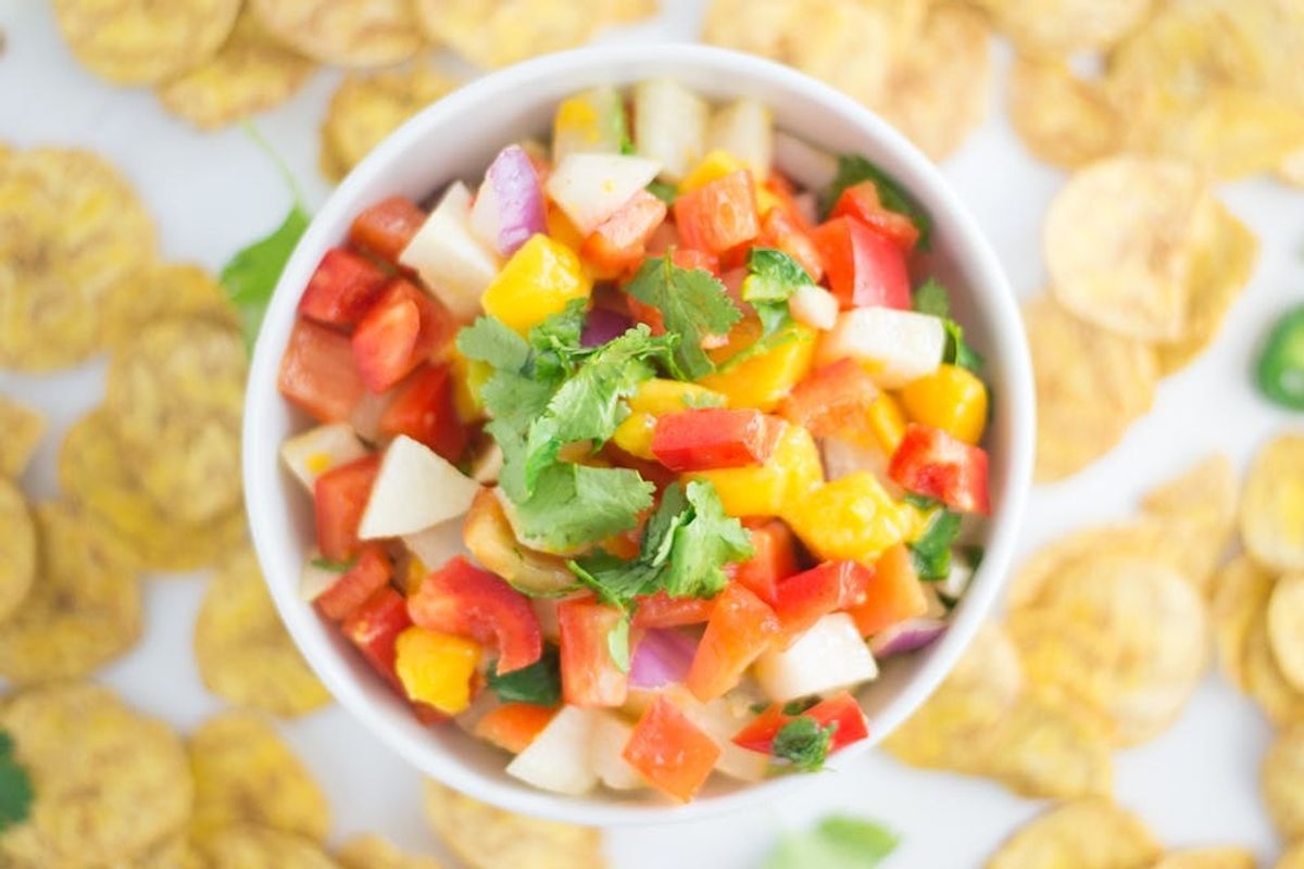 Get Your Snacking on With This Jicama Mango Salsa Recipe