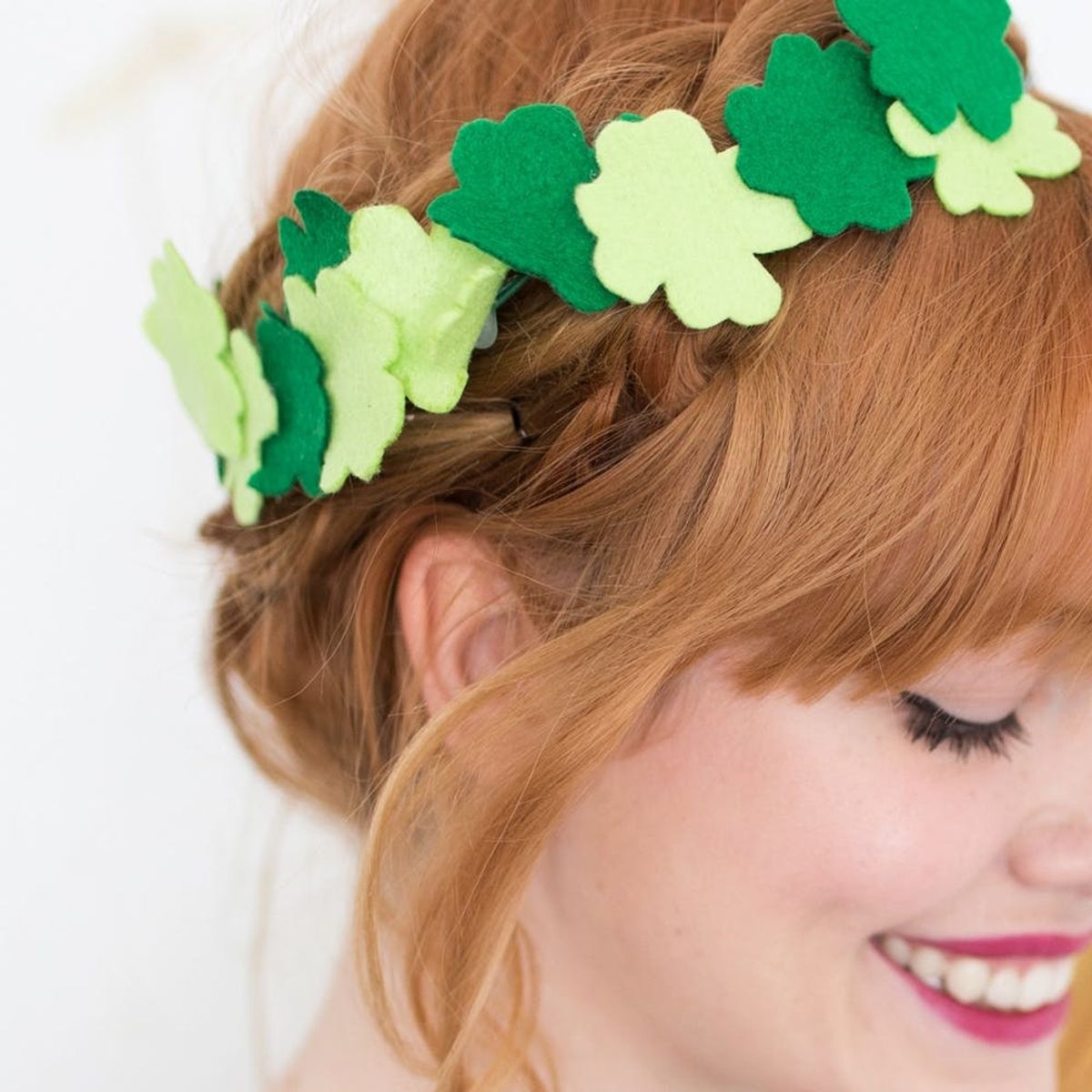 Get Ready for St. Patrick’s Day With This Fancy Clover Crown