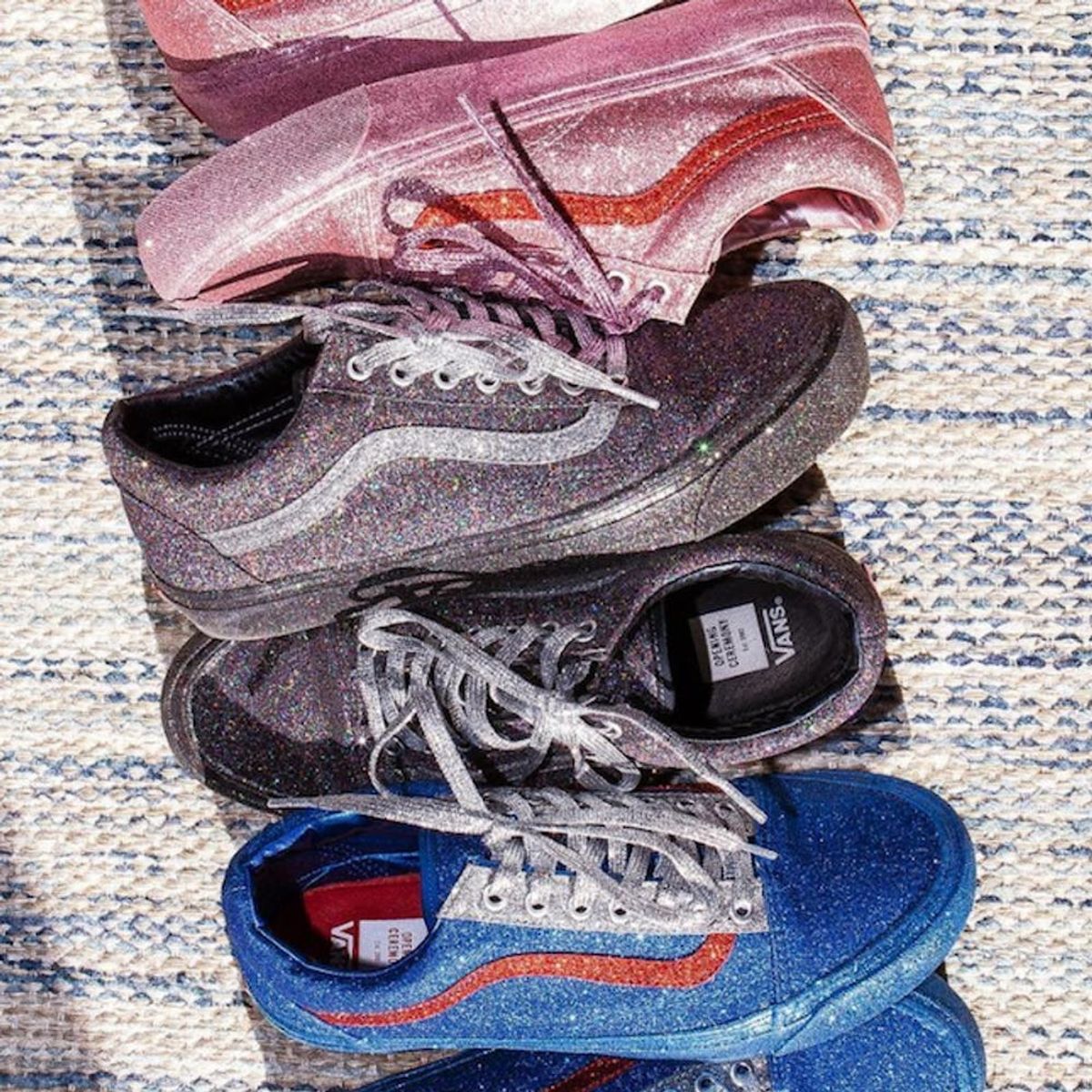 You’re Gonna Go Wild for These Glitter-Coated Opening Ceremony x Vans Sneakers