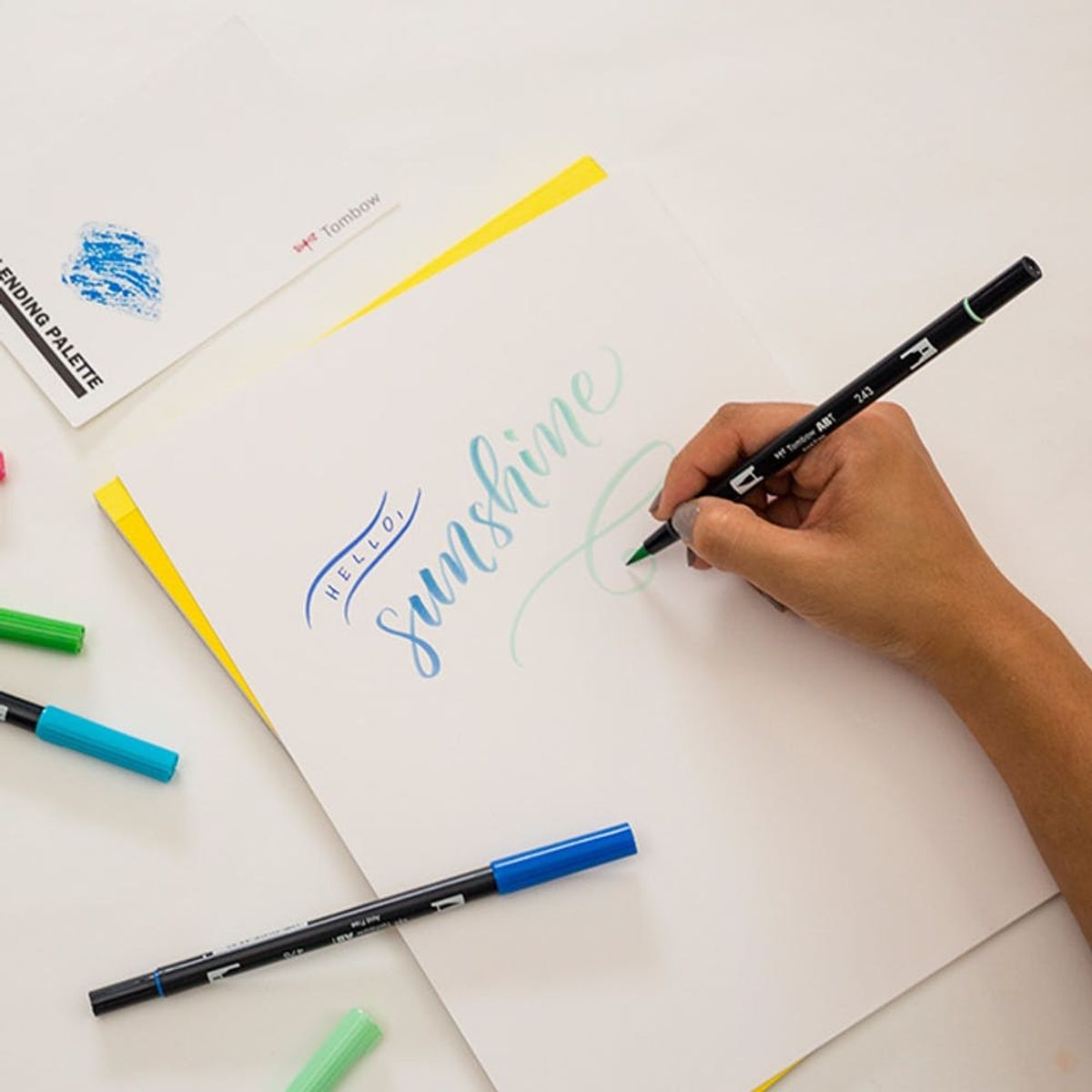 Join in on the Action As You Learn Brush Pen Calligraphy With a Classroom of Students (Just Like You!)