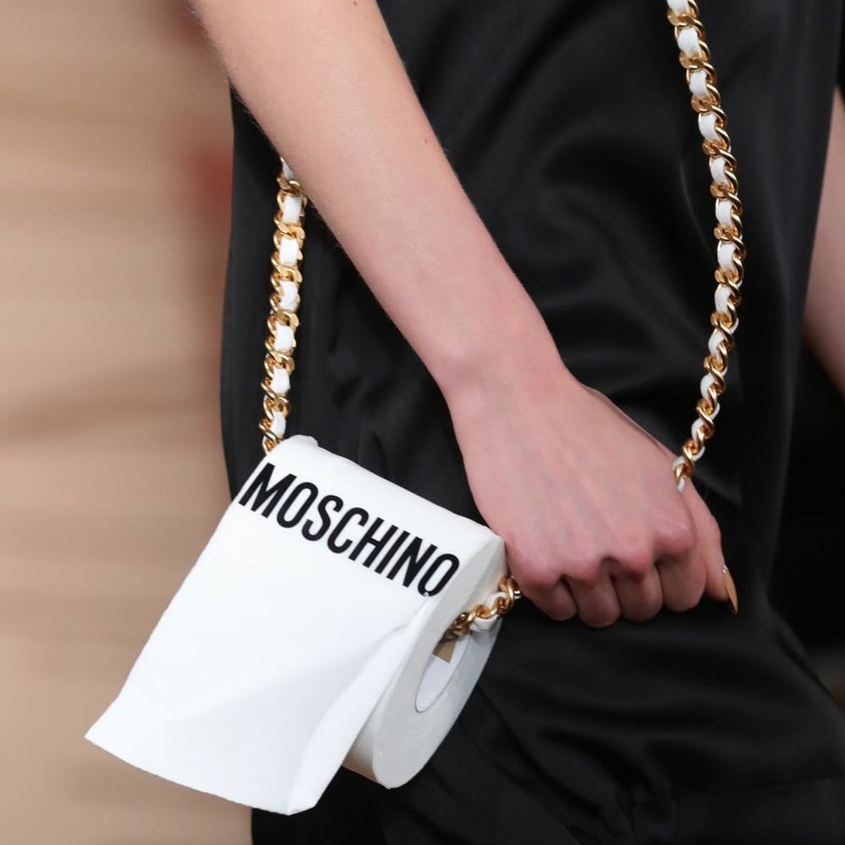 We Can’t Get Over Moschino’s Toilet Paper Purse