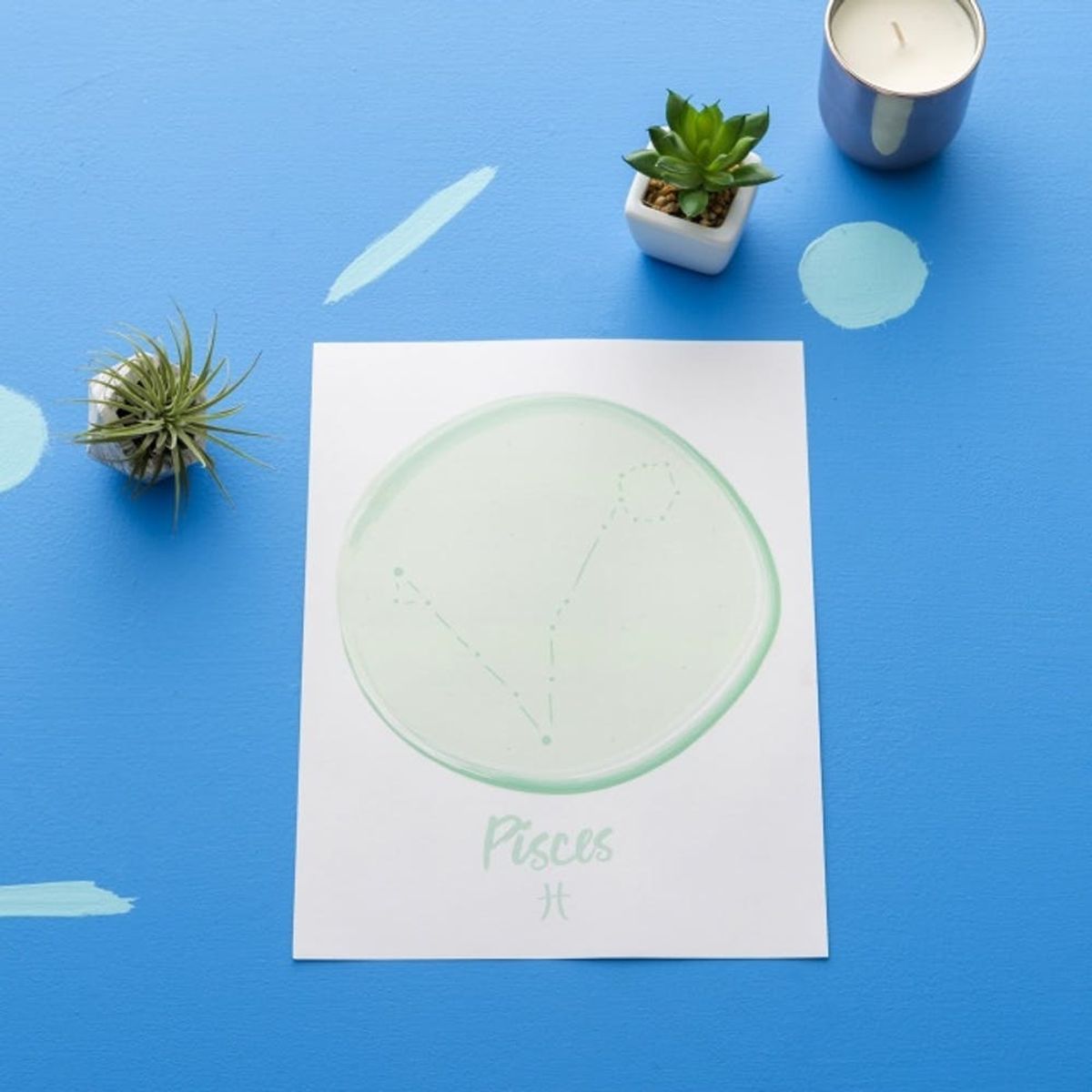 Download This Pisces Zodiac Wall Art for Your Creative Space