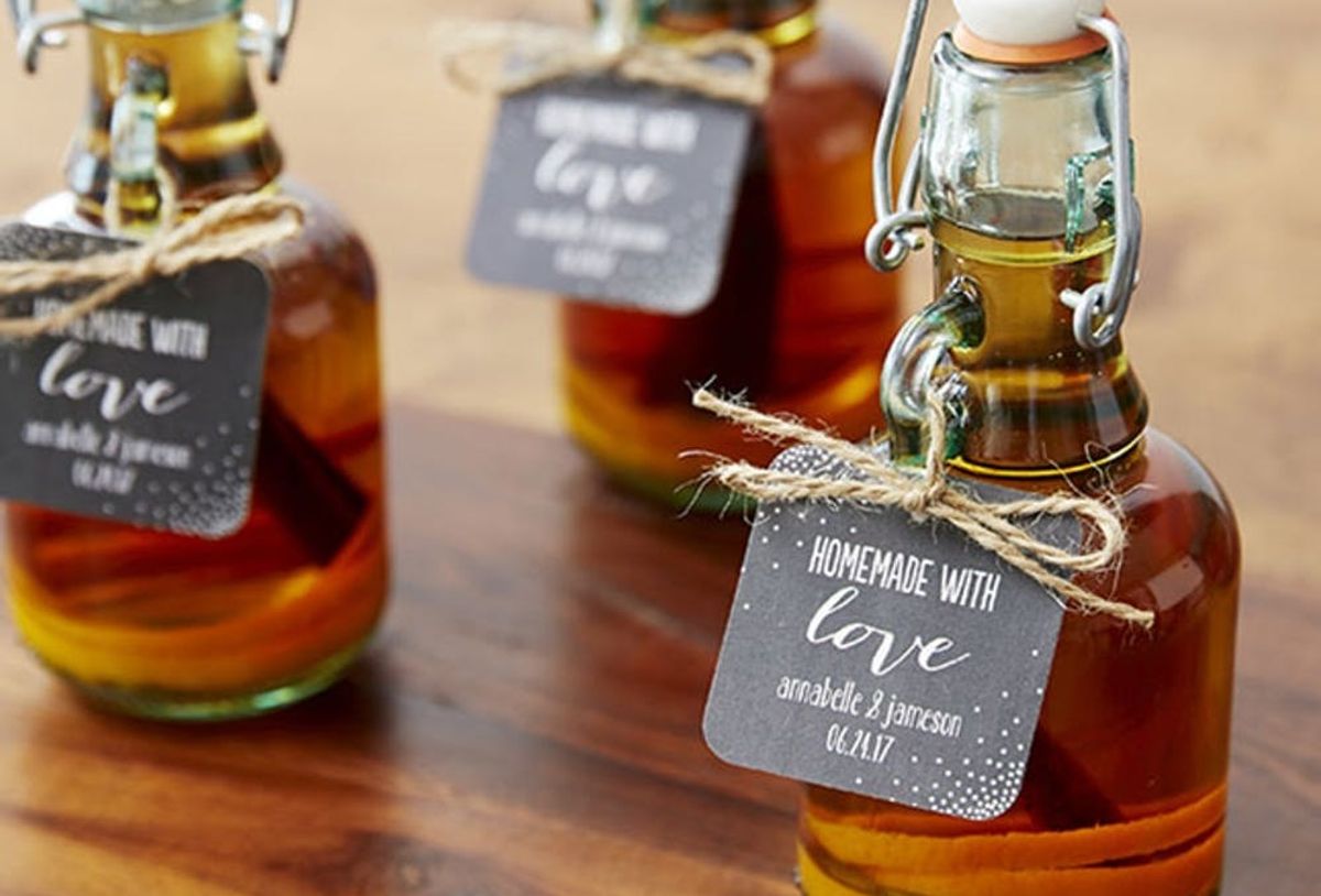 12 Boozy Wedding Favors Your Guests Will Actually Love   Brit + Co