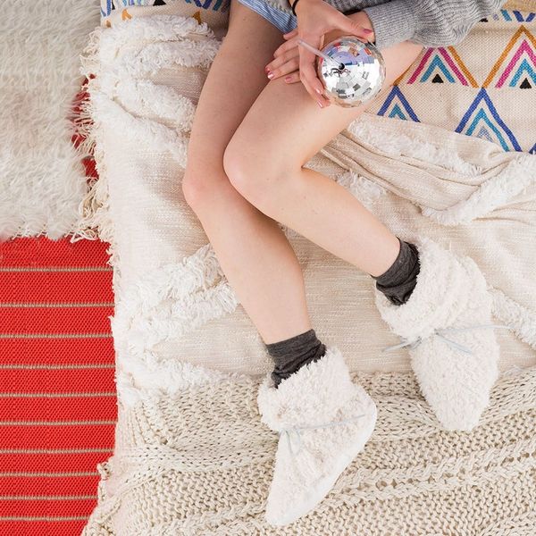 Warm Up Your Toes With These DIY House Slippers - Brit + Co