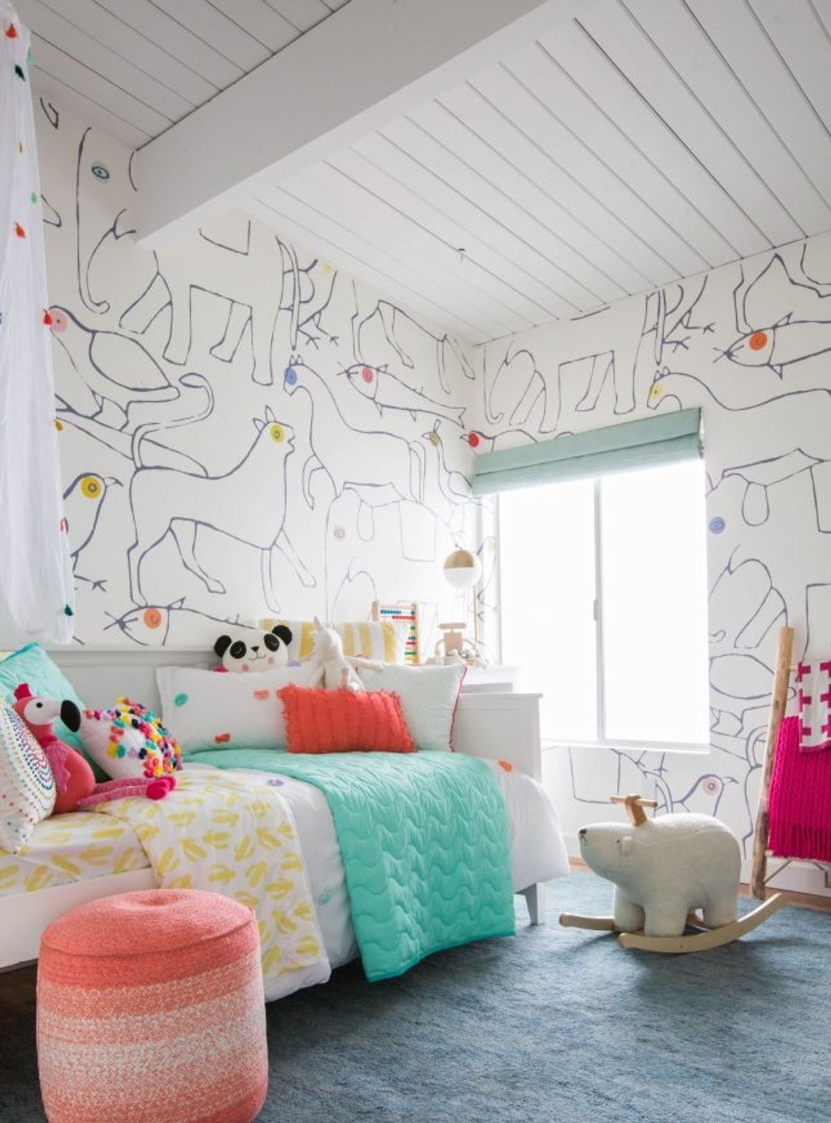 Emily Henderson’s Nursery-Turned-Kids-Room Is a Modern Woodland Dream