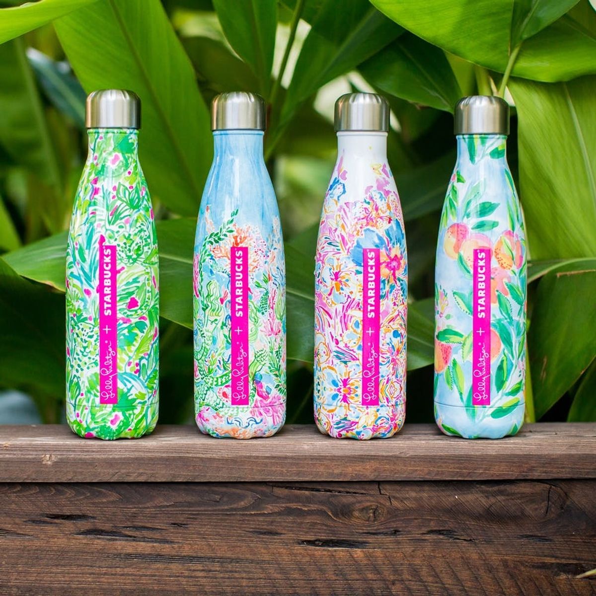 Lilly Pulitzer x Starbucks Teamed Up to Make the Prettiest Water Bottles