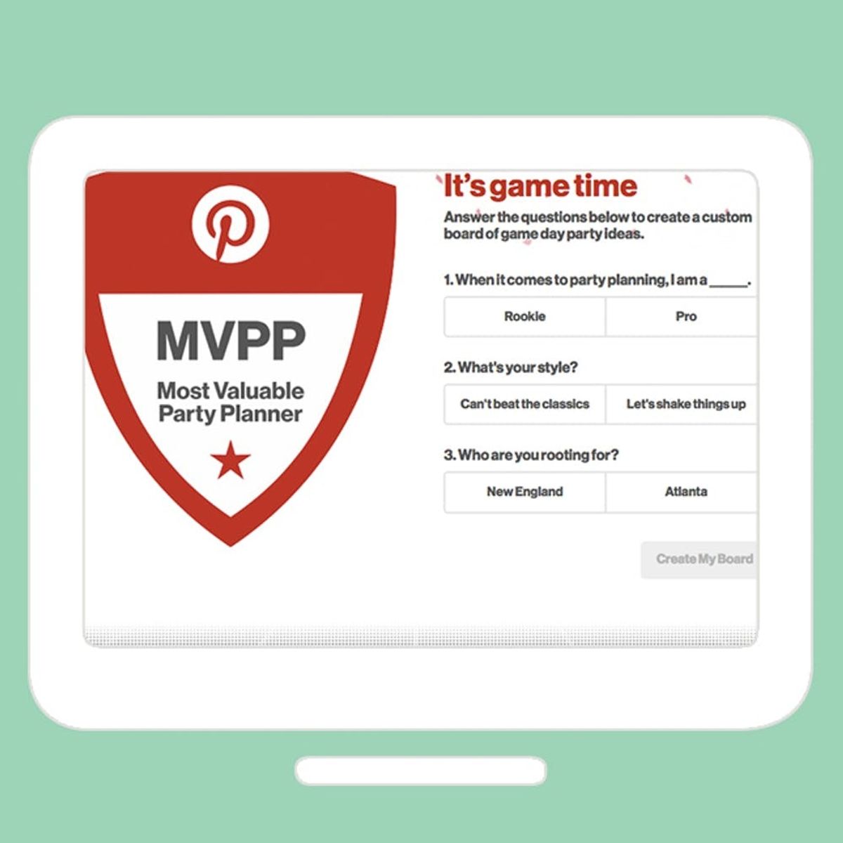 Get Super Bowl Set With This Pinterest Party Tool