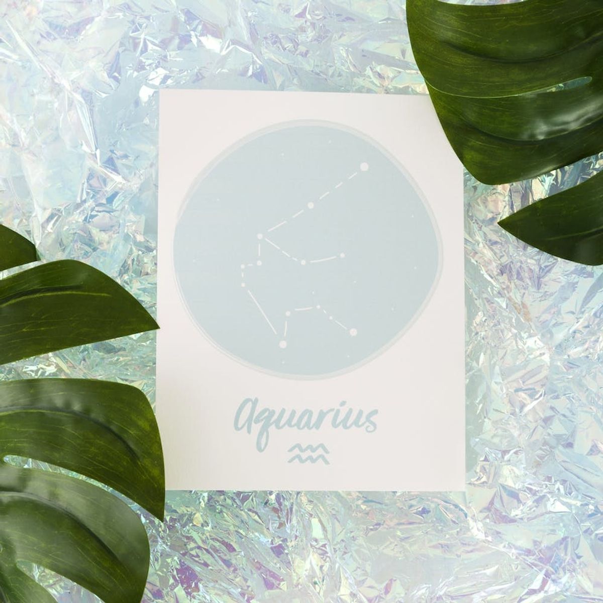 Download This Aquarius Zodiac Wall Art for Your Gallery Wall