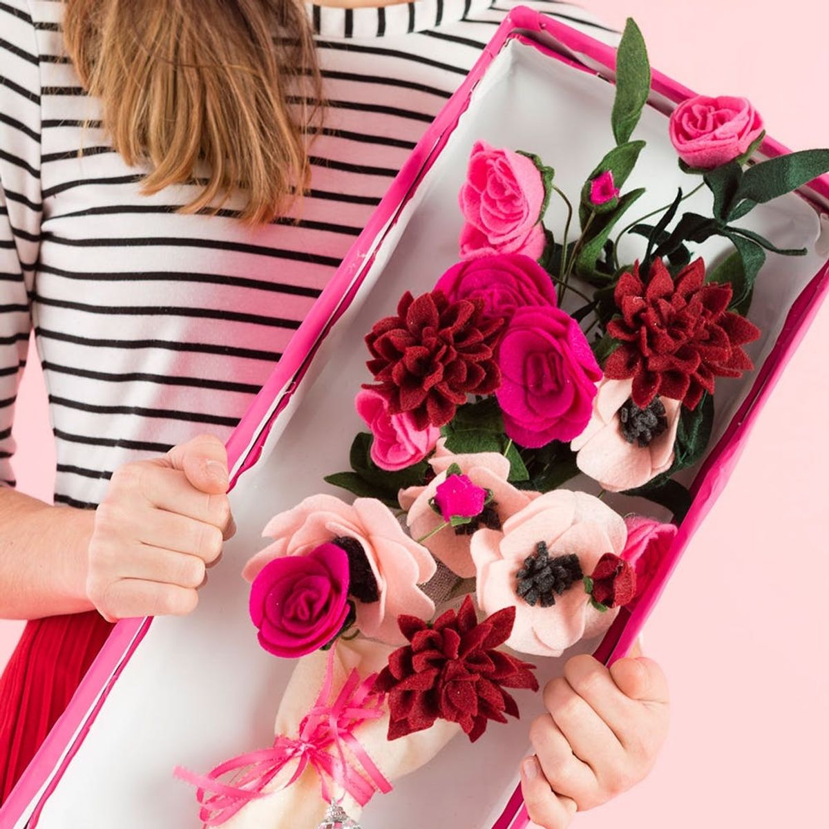 Send Your BFF This Felt Bouquet for Galentine’s Day