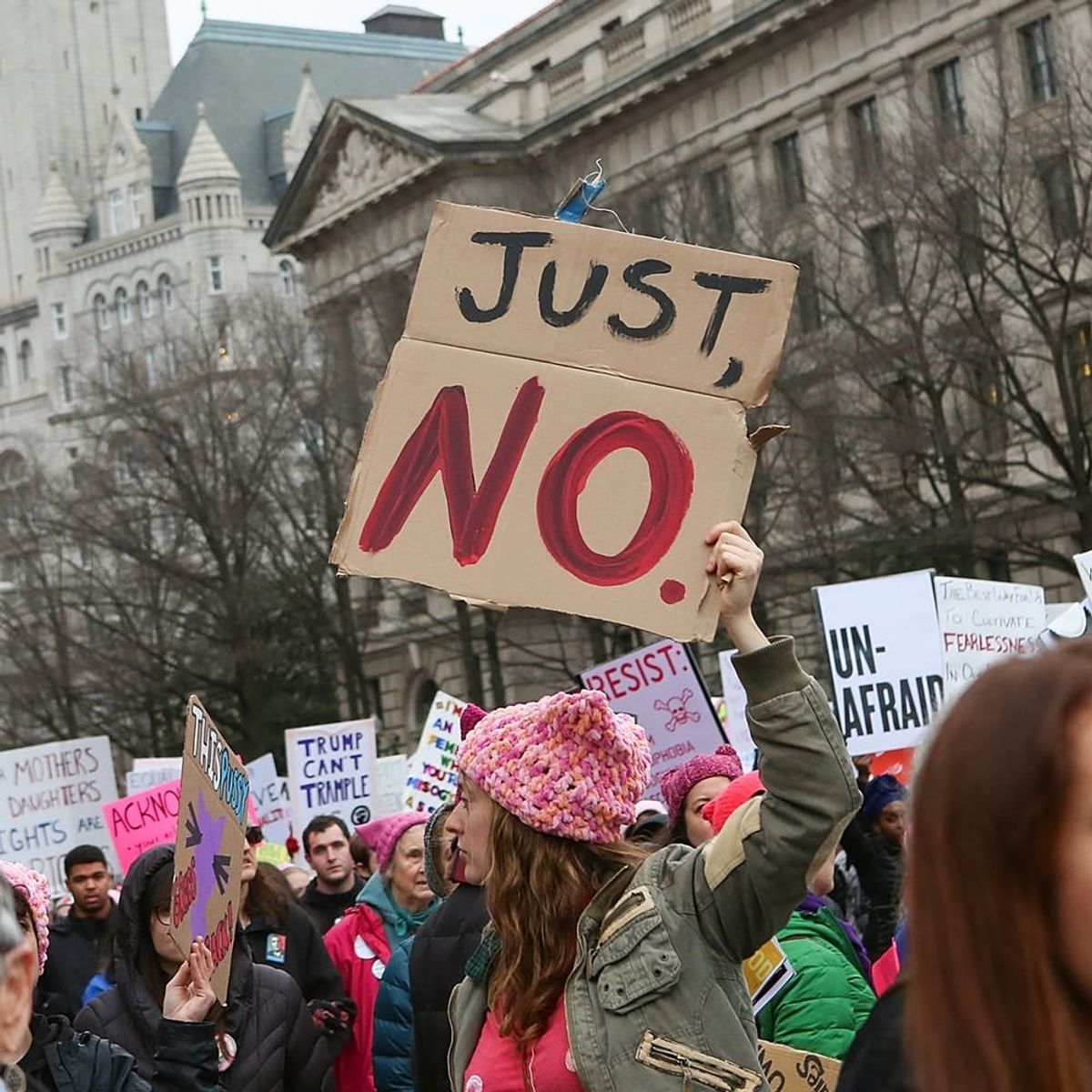 Peep the 20 Most LOL-Worthy Signs from Today’s Collective Marches