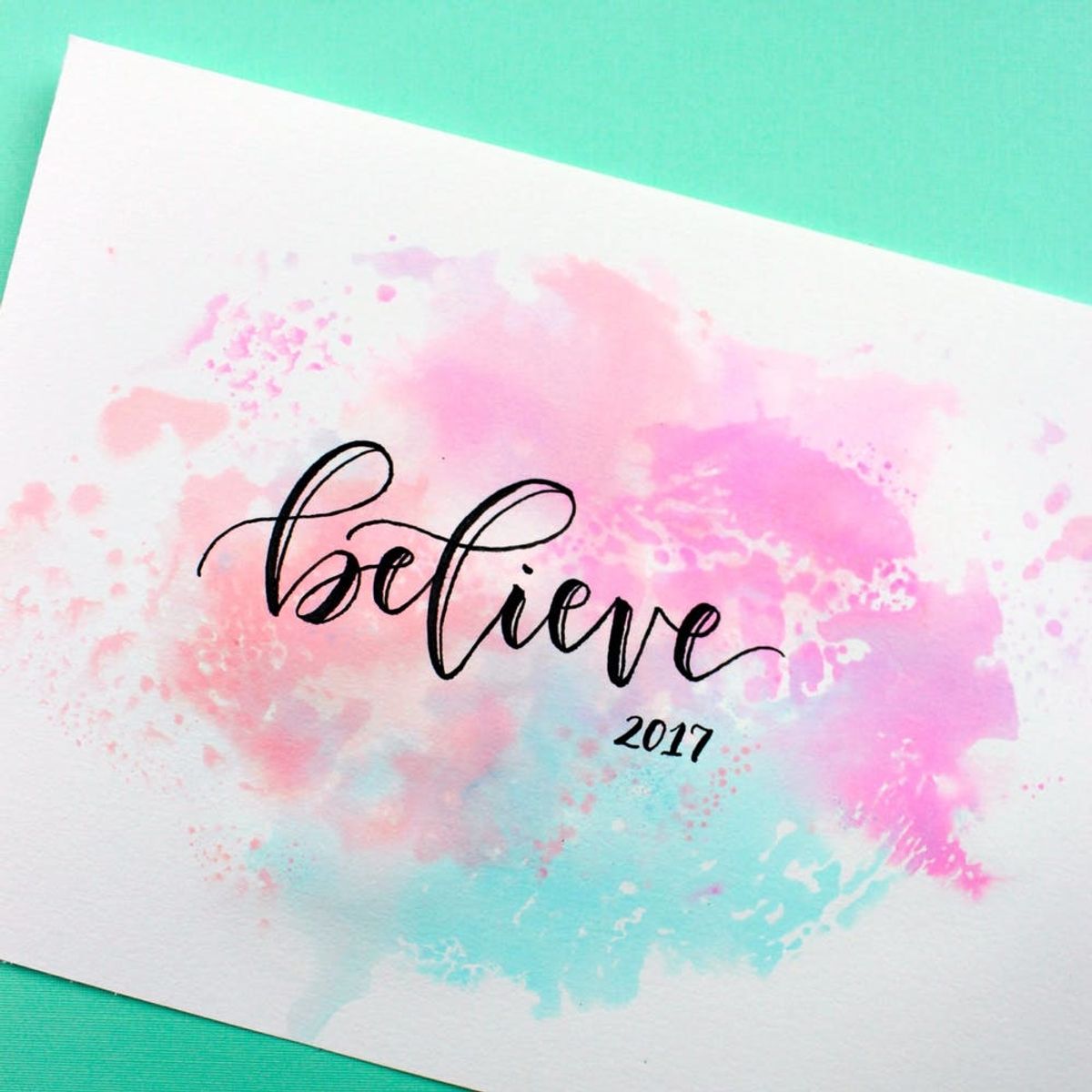 Kickstart Your Creativity With This Hand-Lettered Word of the Year Tutorial