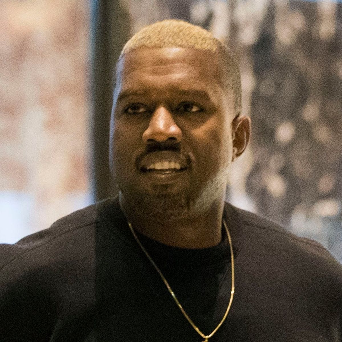 Kanye West Dyed His Hair Yellow, White & Pink
