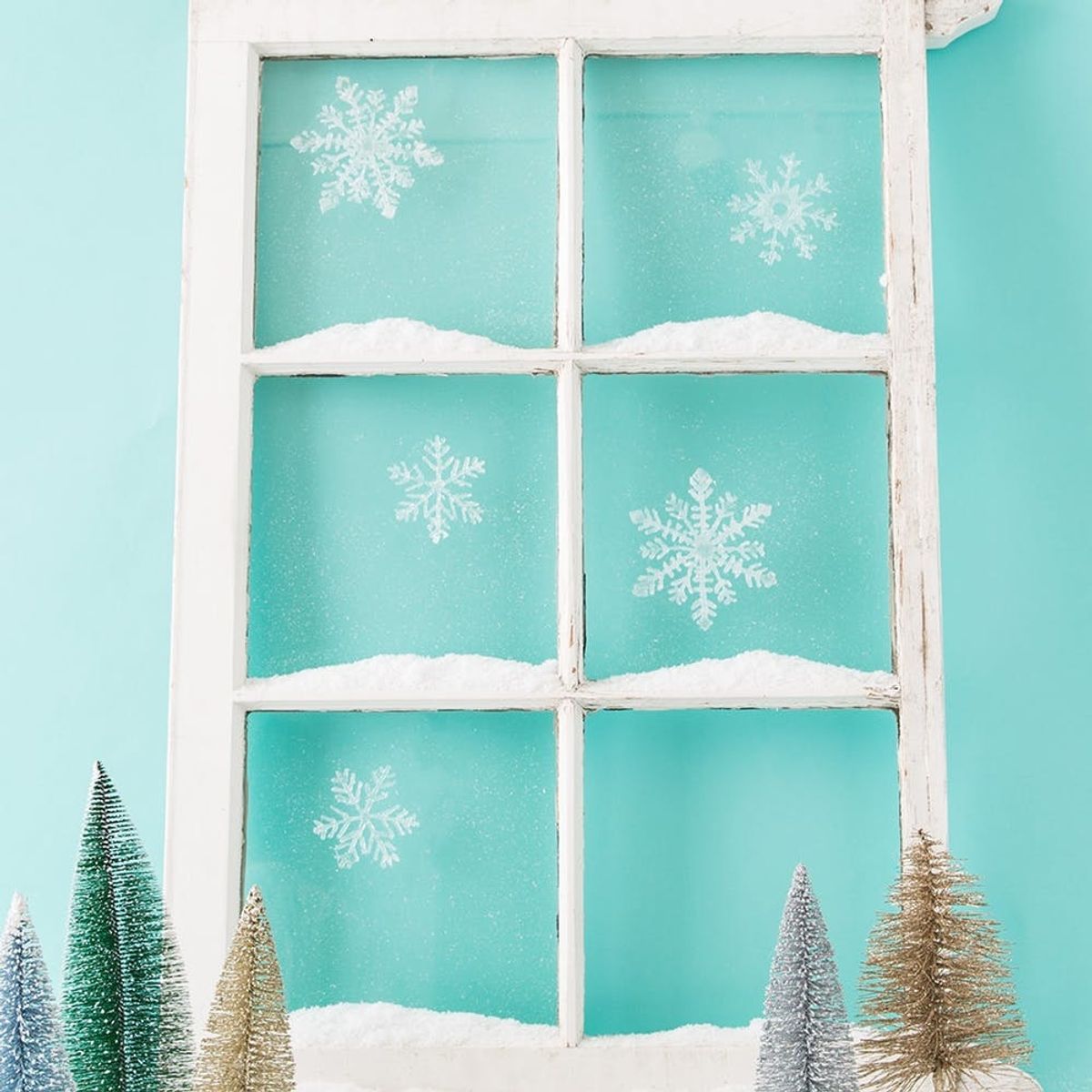 Frost Up Your Windows With These Easy 2-Step Snowflakes