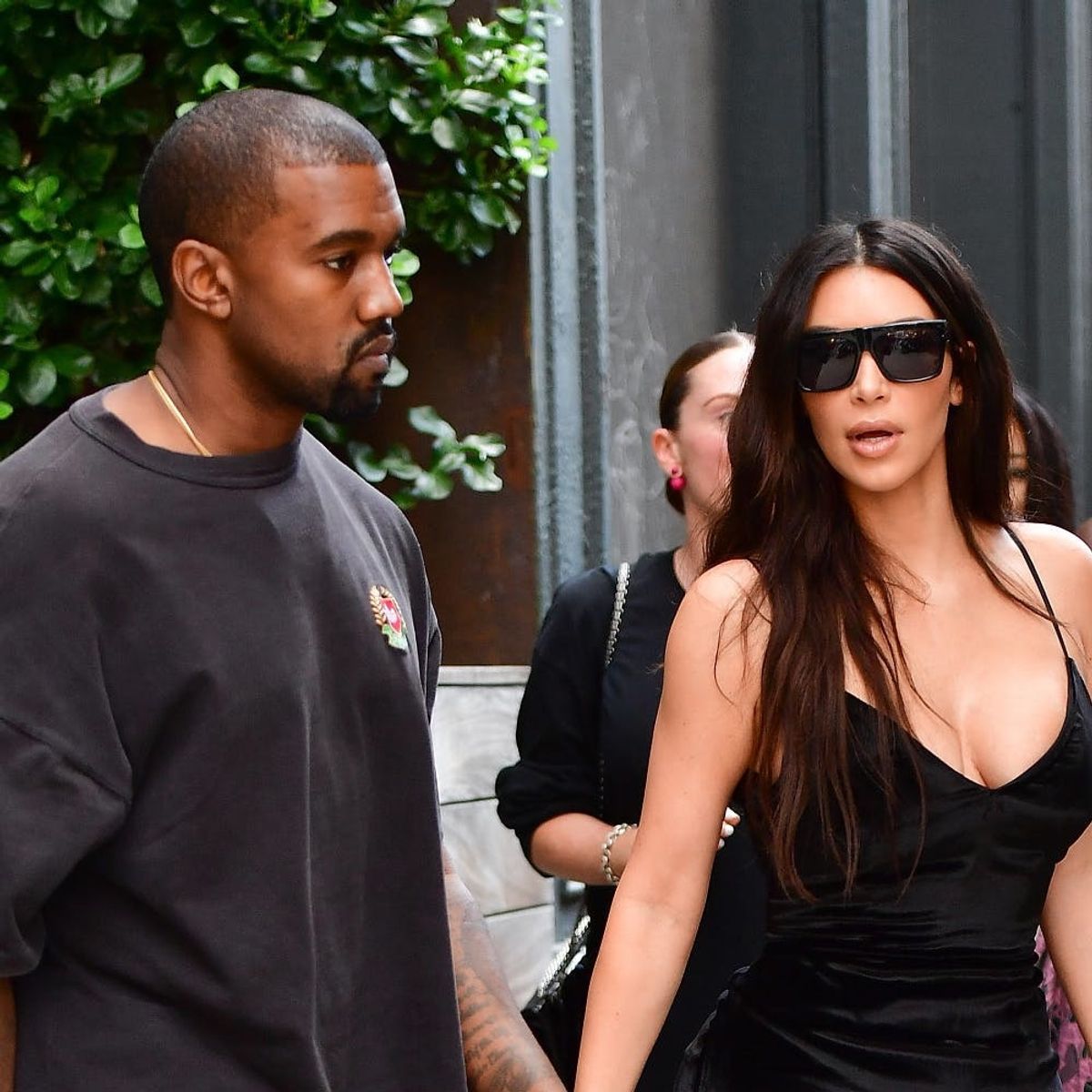 Kim Kardashian Steps Out Without Her Engagement Ring